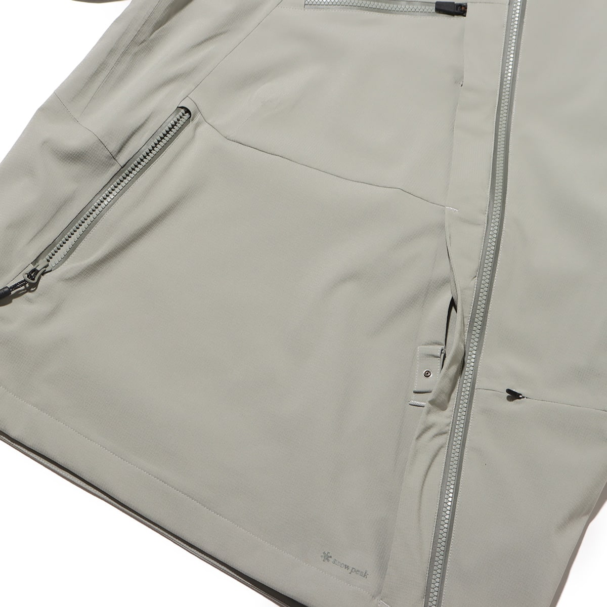 snow peak Thermal Insulation Effected Rain Jacket Grey 23FA-Iの画像