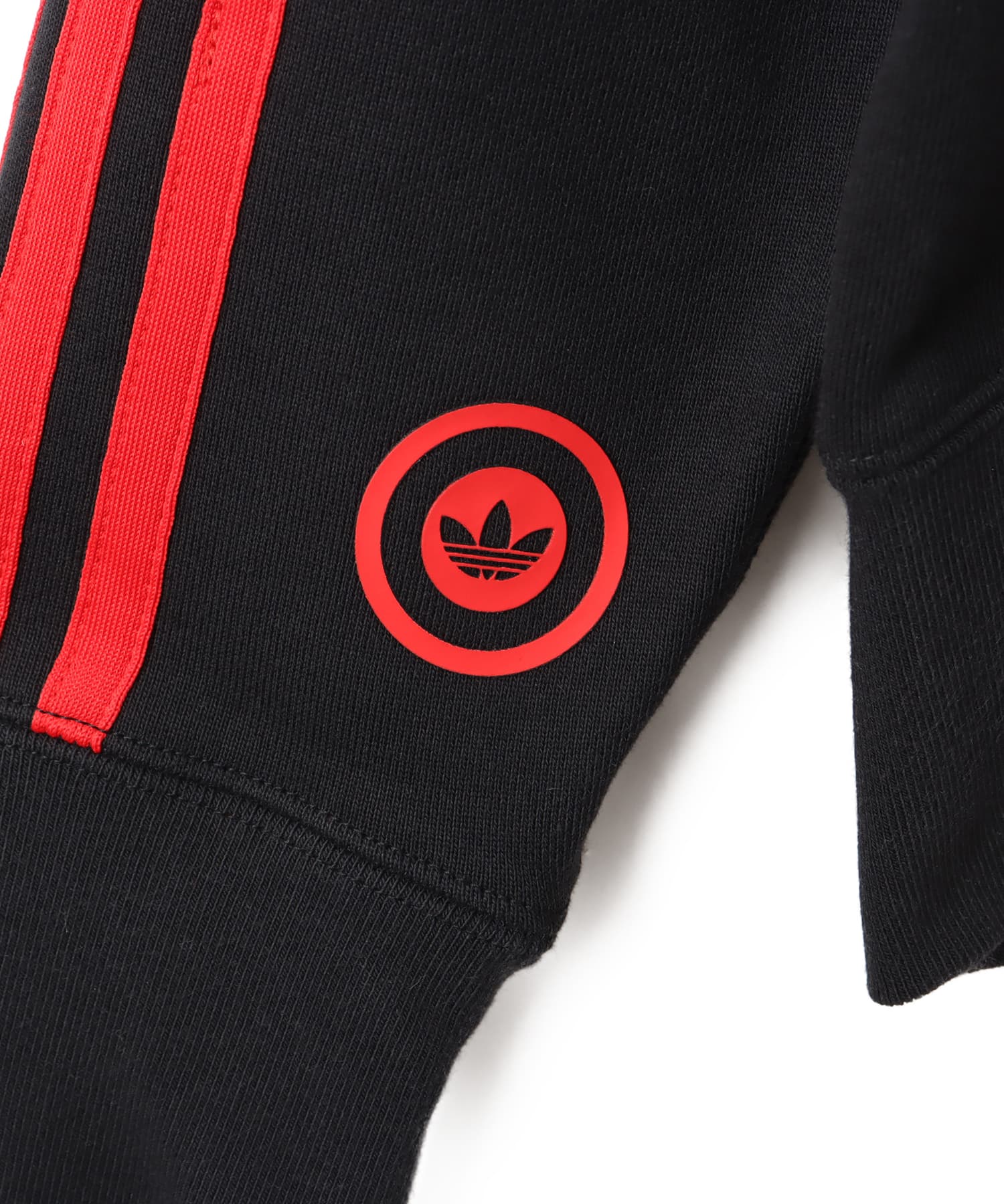 adidas BAPE SHARK FULLZIP HOODIE ブラックの画像