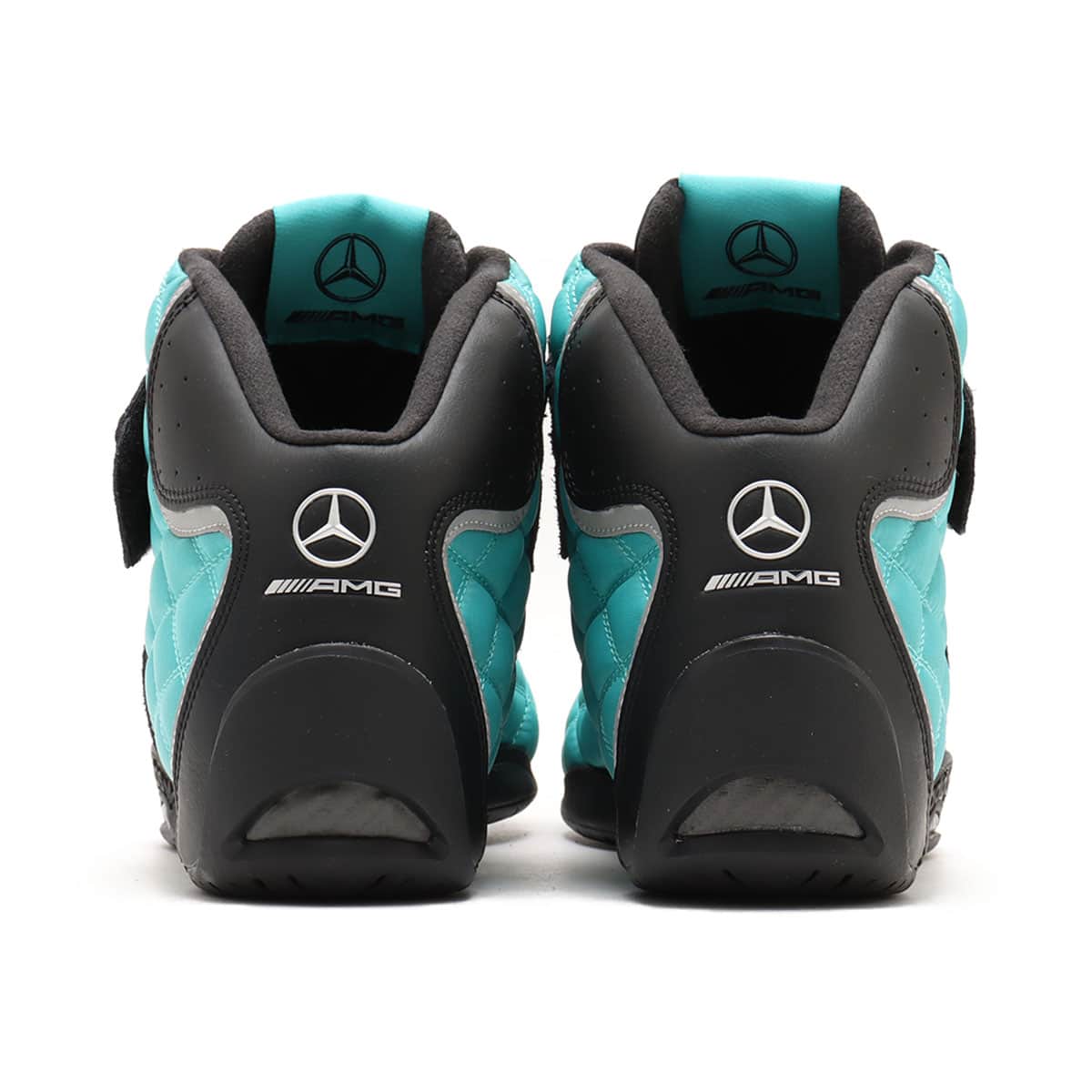 adidas ADIRACER HI Mercedes AMG PETRONAS F1 TEAM SEMI MINT RUSH/CORE BLACK/SILVER METALLICの画像