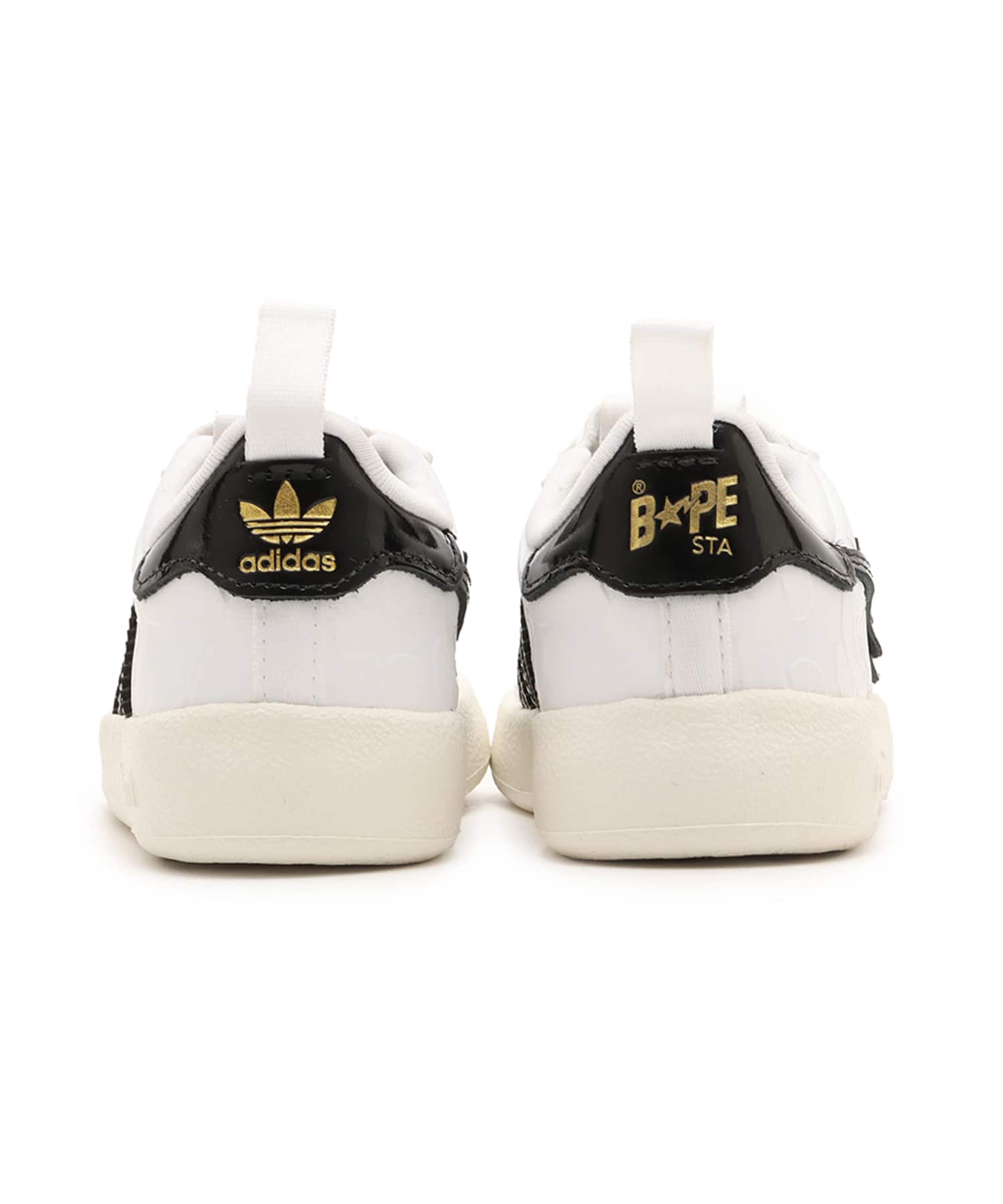 adidas ADIFOM SUPERSTAR 360 I BAPE FOOT WEAR WHITE/CORE BLACK/GOLD METALLICの画像