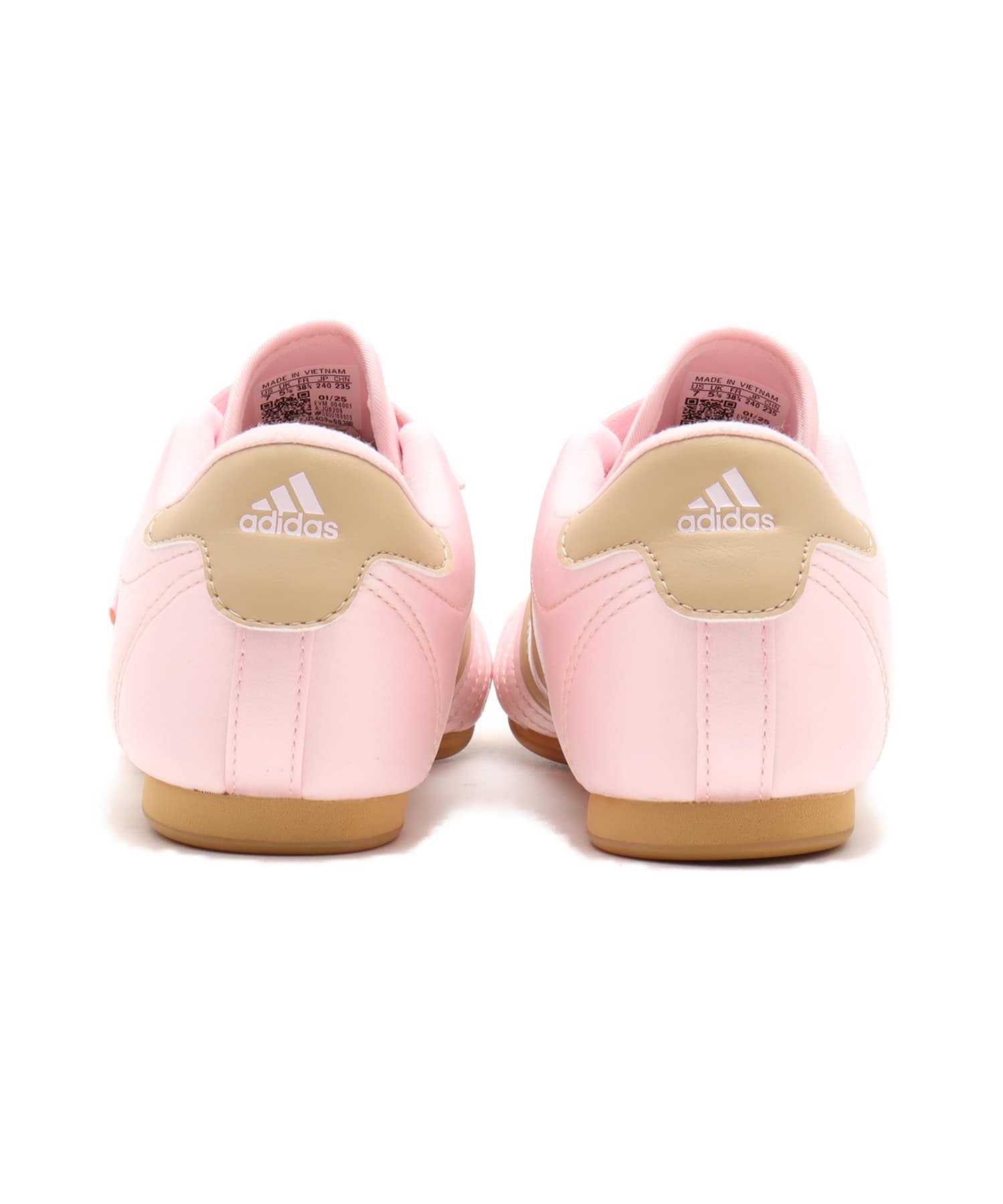 adidas TAEKWONDO W CLEAR PINK/MAGIC BEIGE/GUMの画像