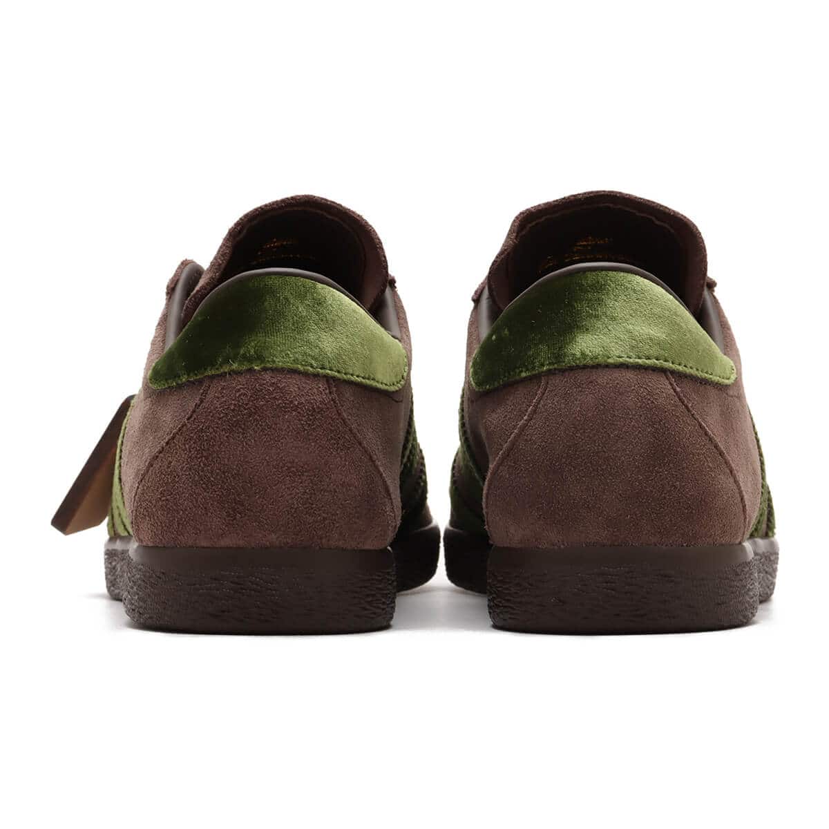 adidas TOBACCO atmos “Nenrin” BROWN/DARK GREEN/DARK BROWNの画像
