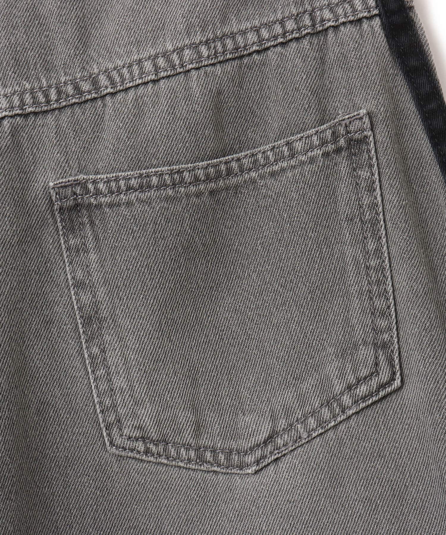 adidas ADICOLOR FIREBIRD OVERSIZED DENIM PANT ウォッシュドグレーデニムの画像