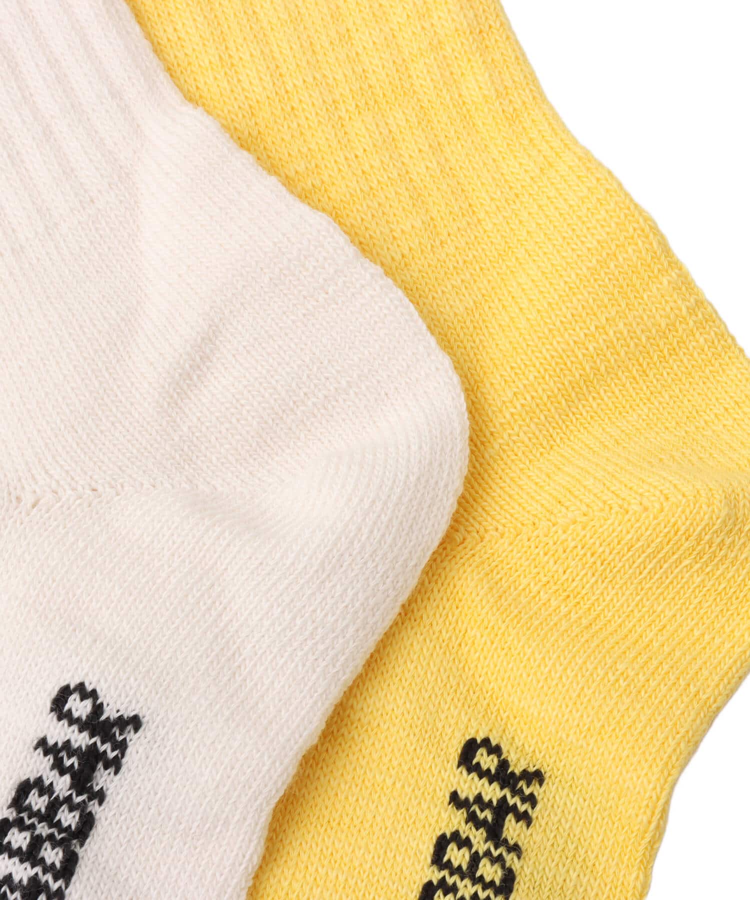 adidas WALES BONNER JABBAR 3-STRIPES SOCKS チョークホワイト/スプリングイエローの画像