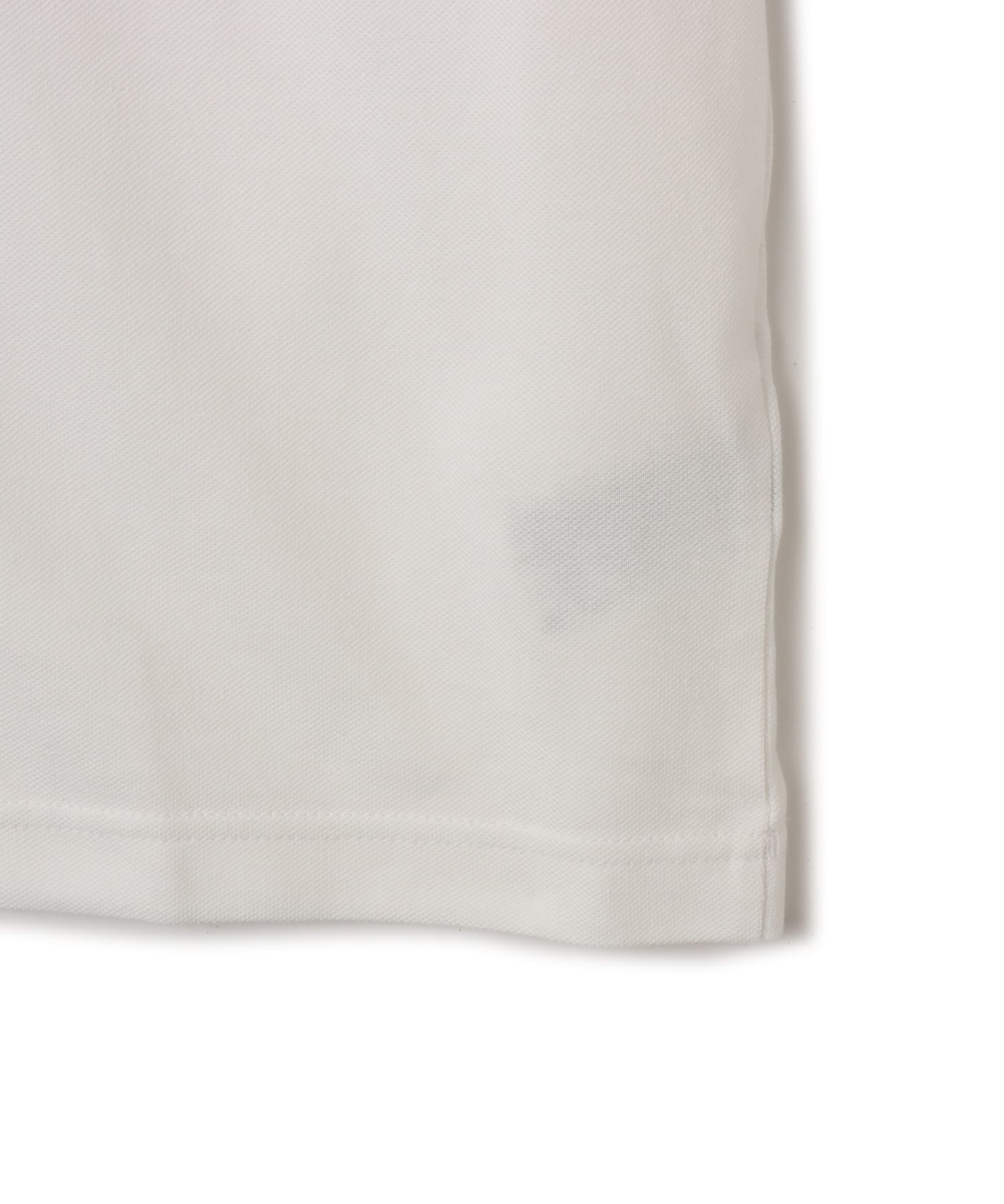 adidas LOOSE POLO ホワイト/ブラックの画像