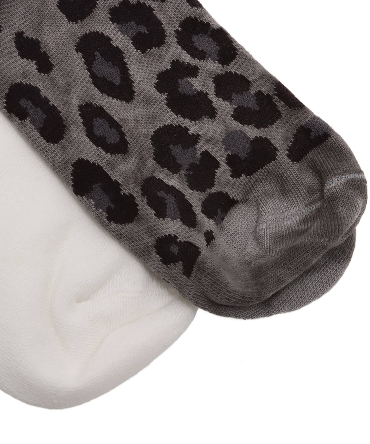 adidas LEOPARD CREW SOCKS 2 PAIRS カーボン/ブラックの画像