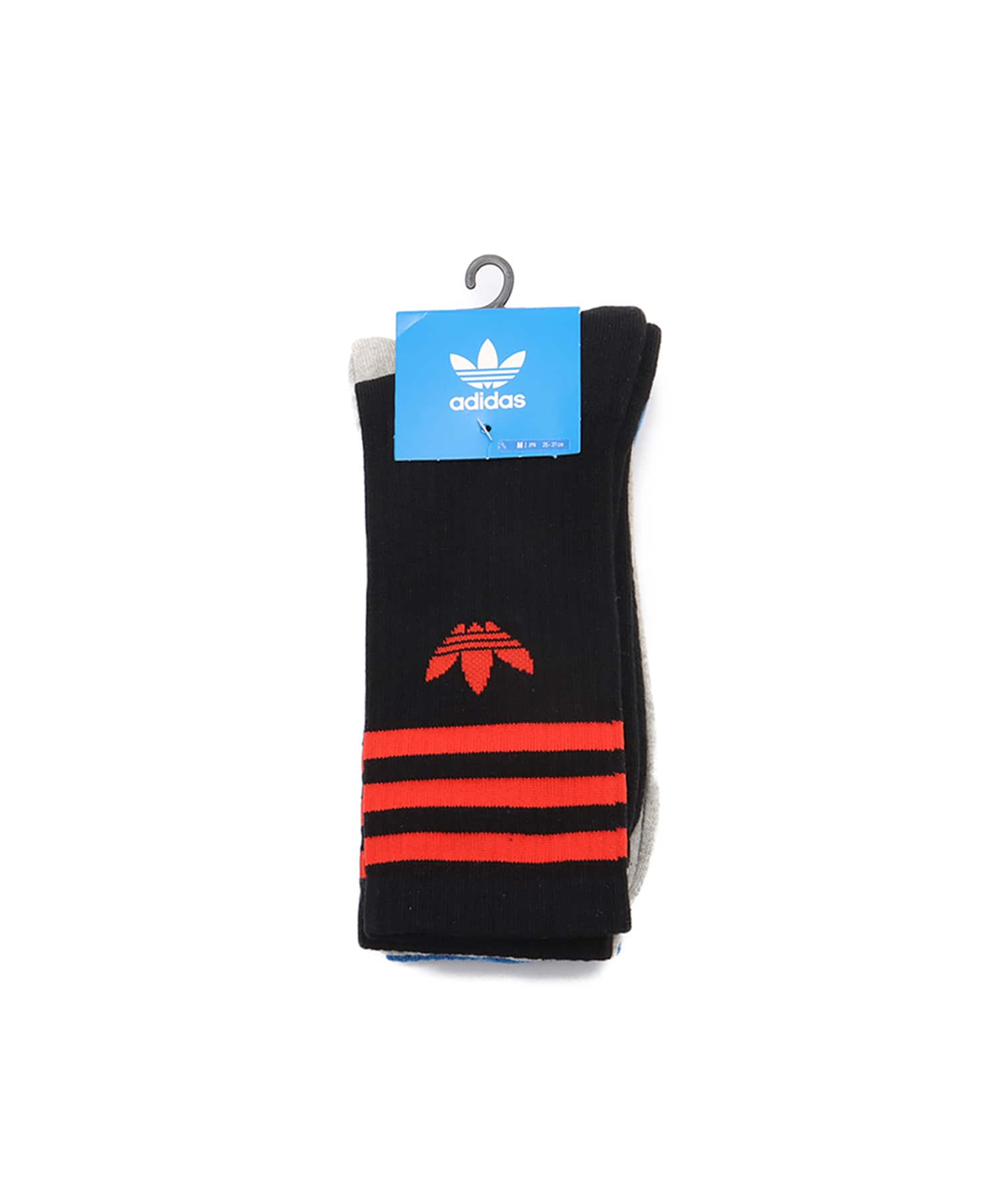 adidas 100 THIEVES SOCKS ブラック/ミディアムグレーヘザー/ブルーバードの画像