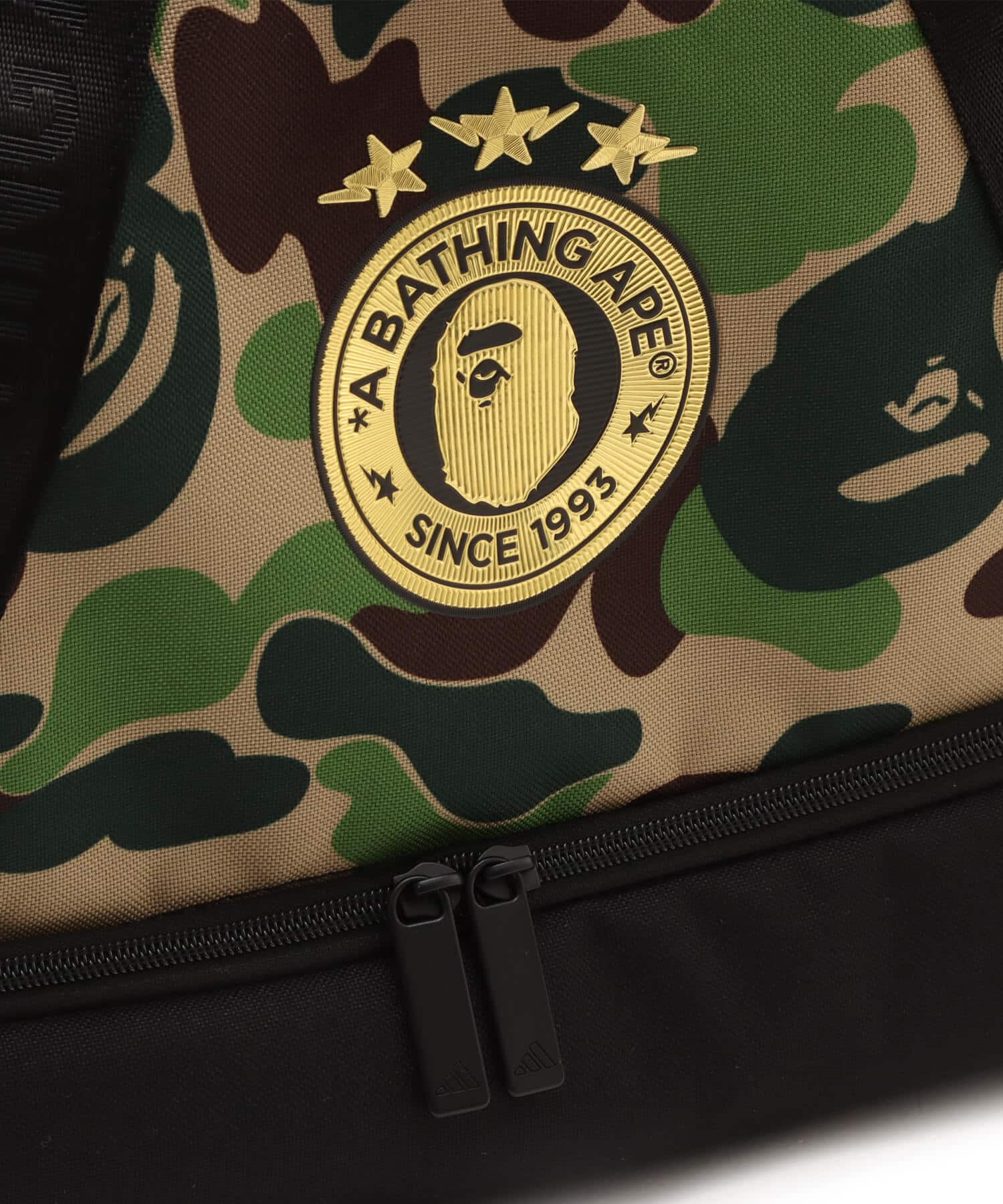 adidas BAPE DUFFLE BAG クルーグリーンの画像