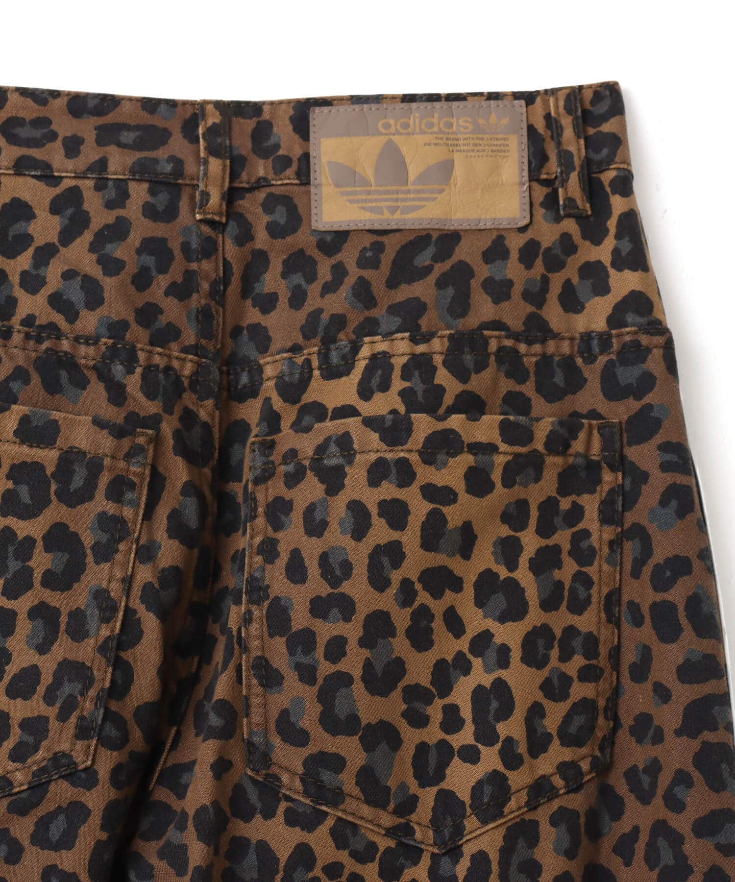 adidas DENIM LOOSE PANTS MULTICOLOR/bronze strataの画像