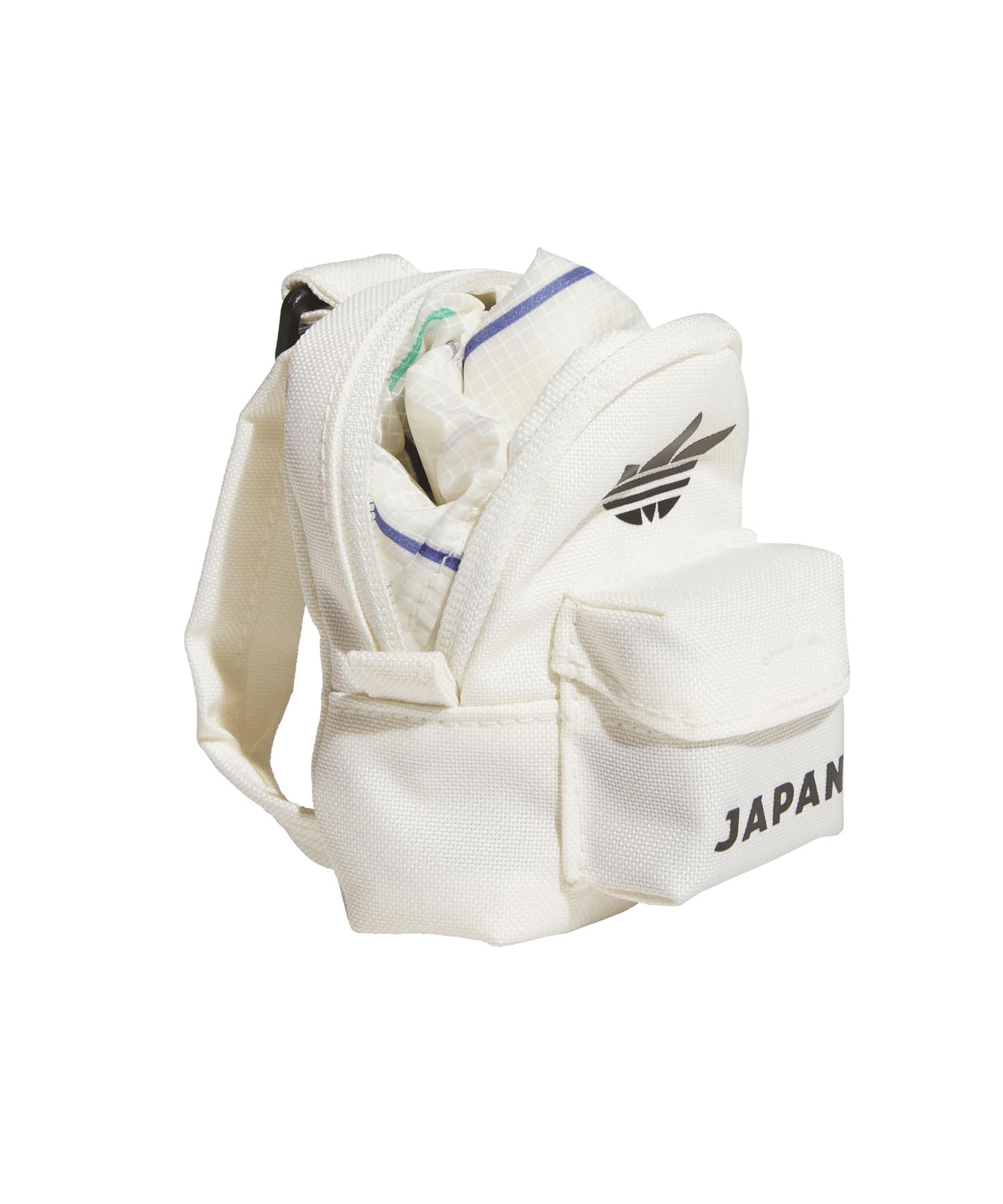 adidas サッカー日本代表 PACKABLE BAG アウェイ オフホワイトの画像