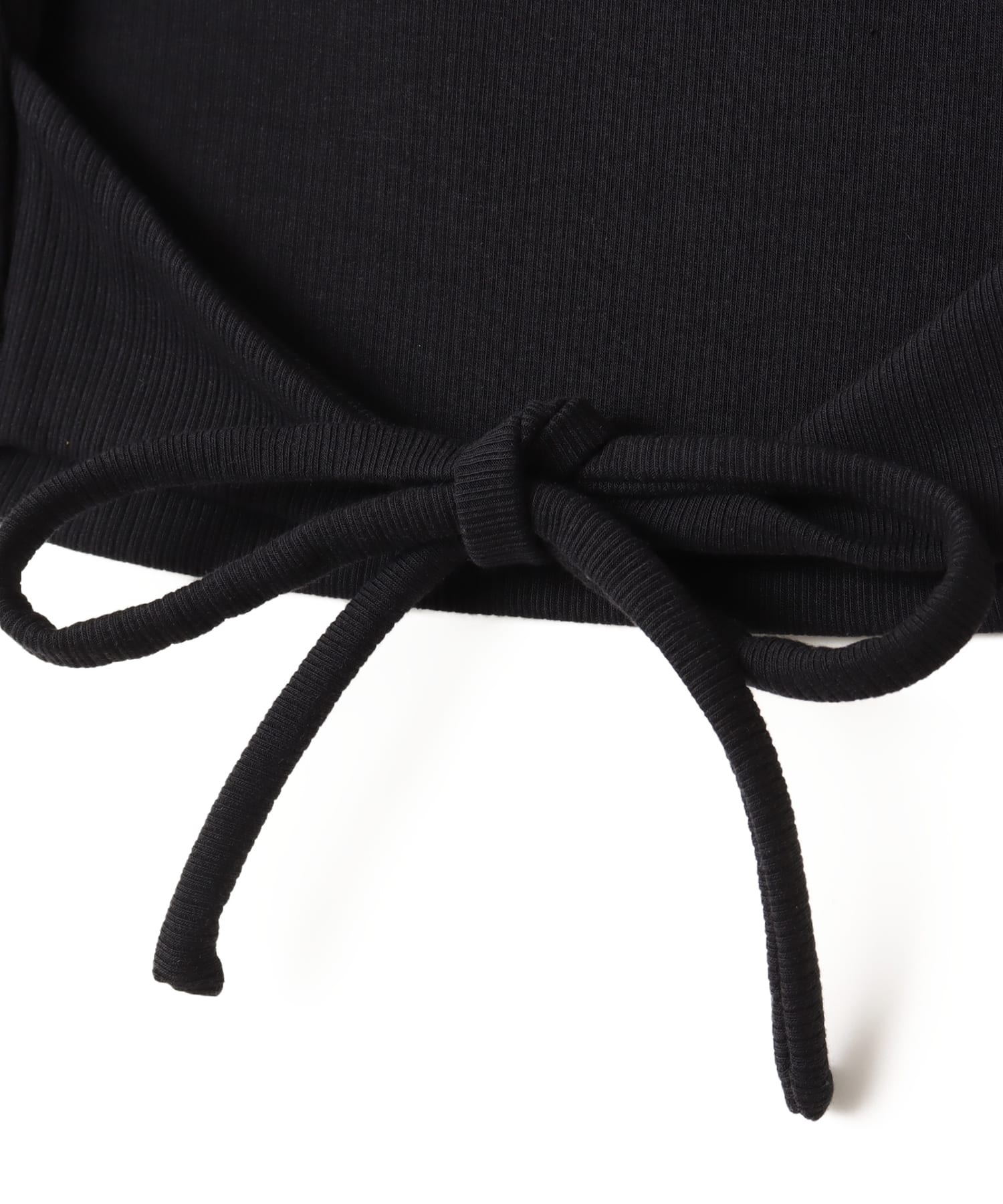 adidas CAMPUS 2000 BACK CUT OUT RIB TEE ブラックの画像