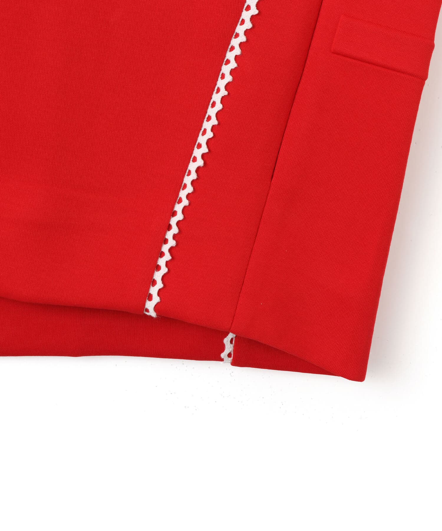 adidas X ARTE ANTWERP Z.N.E. FULL-ZIP TRACK TOP ベタースカーレット/ホワイトの画像