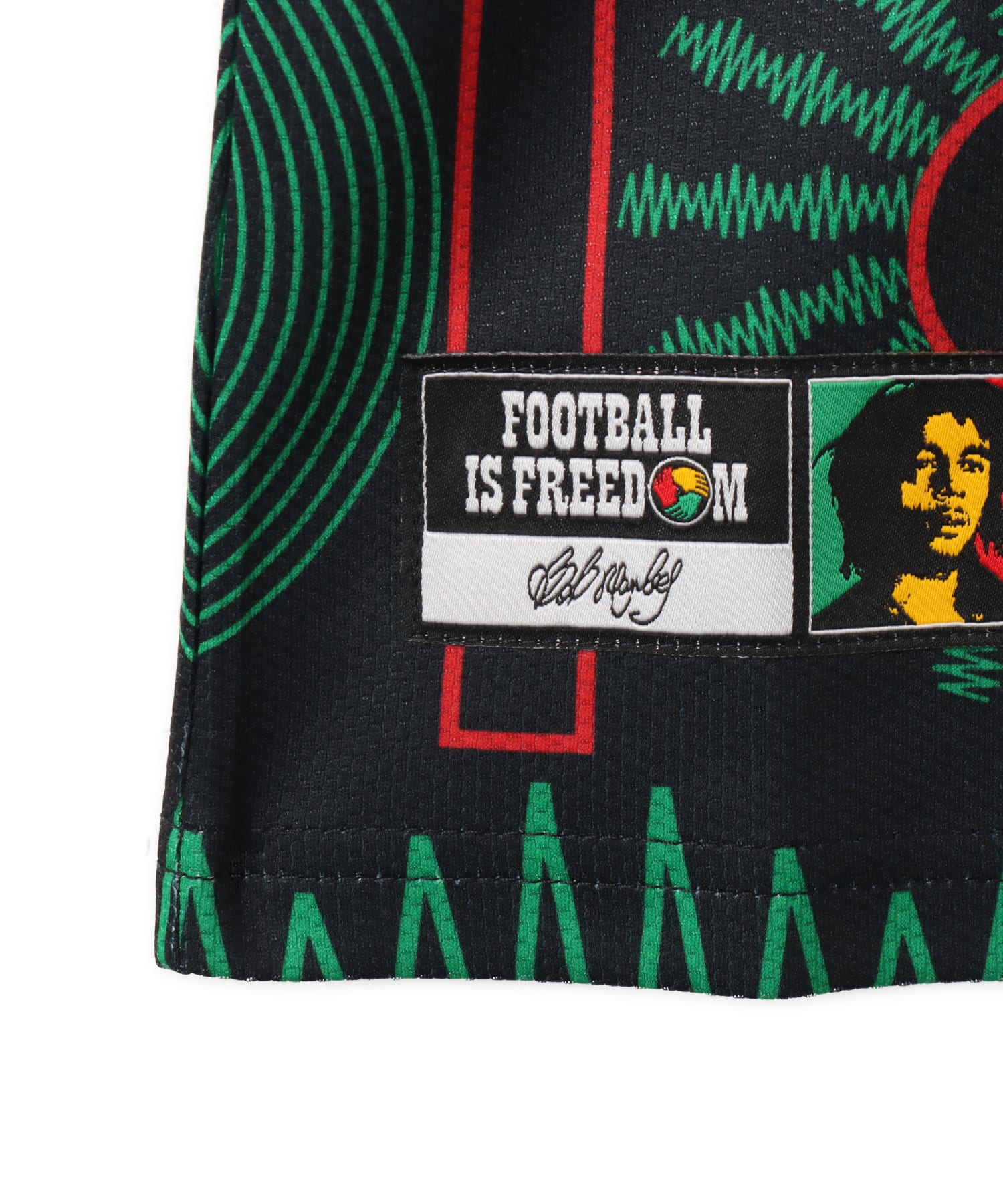 adidas ジャマイカ代表 26 × ボブ・マーリー アウェイ レプリカ ユニフォーム ブラックの画像