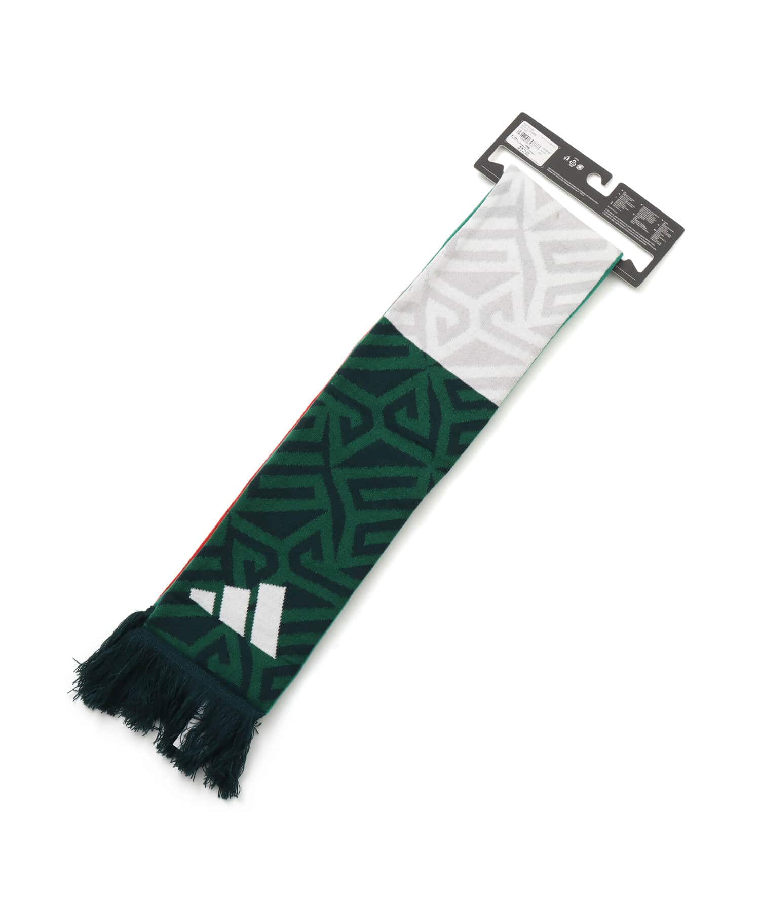 adidas メキシコ代表 SCARF ボールドグリーン/オーロラアイビーの画像