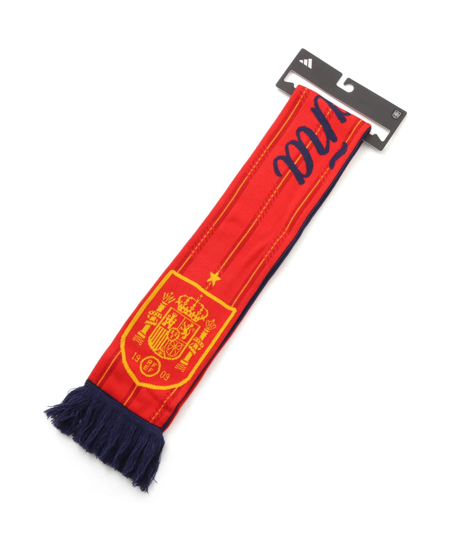 adidas スペイン代表 SCARF ダークブルー/ビビッドレッド/クルー