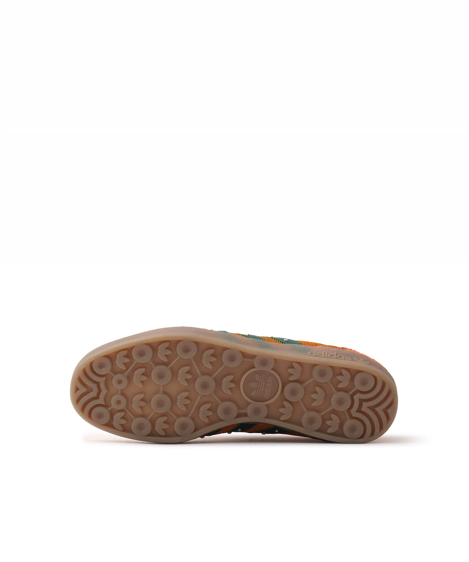 adidas GAZELLE INDOOR X HARDIES RUSORA/CGREEN/GUM5の画像