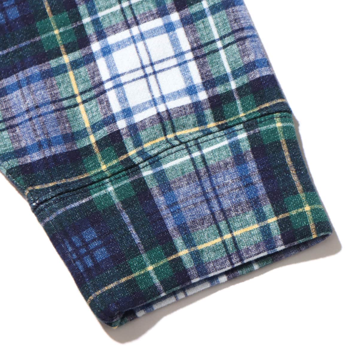 POLO RALPH LAUREN LSPOHOODM2-LONG SLEEVE-SWEATSHIRT GORDON TARTAN/LIGHT SPORT HTR 22SS-Iの画像