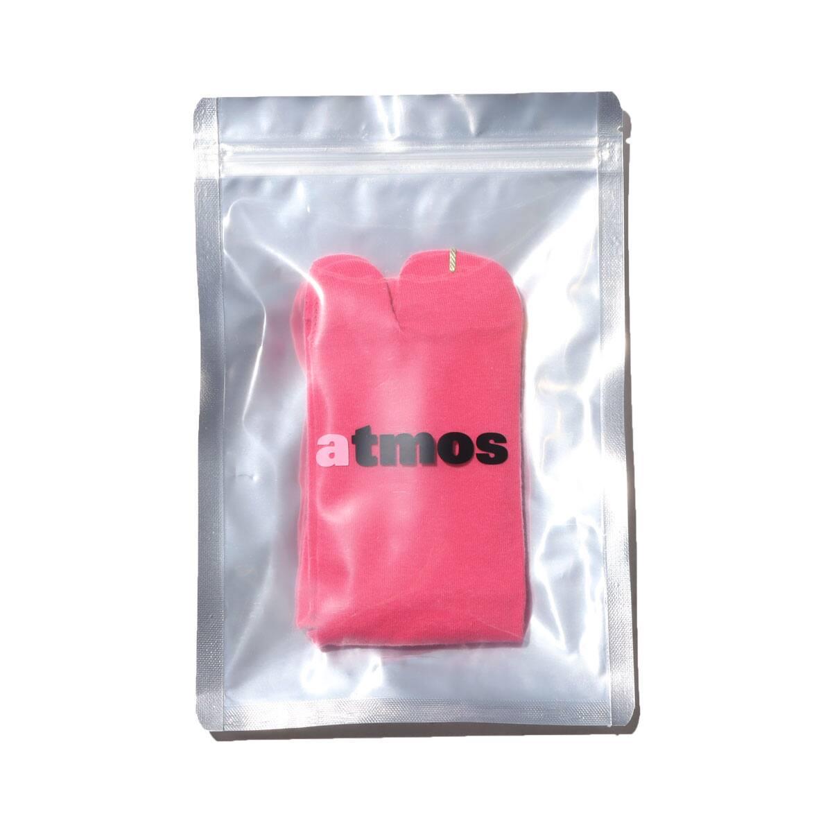 atmos pink カラフル タビ ソックス DARK PINKの画像