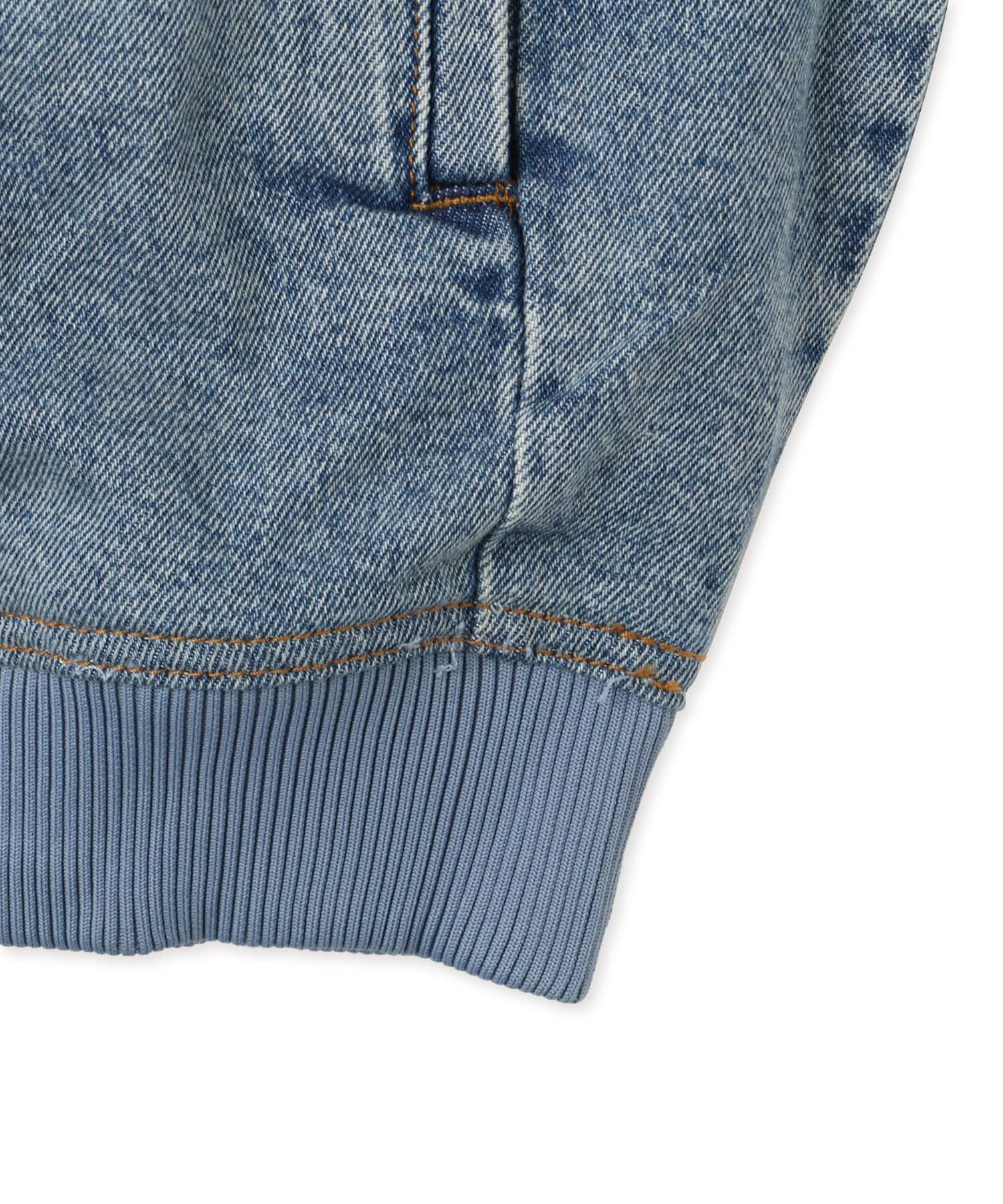 adidas SST ADICOLOR DENIM TRACKTOP LIGHT WASH ウォーンブルーデニムの画像