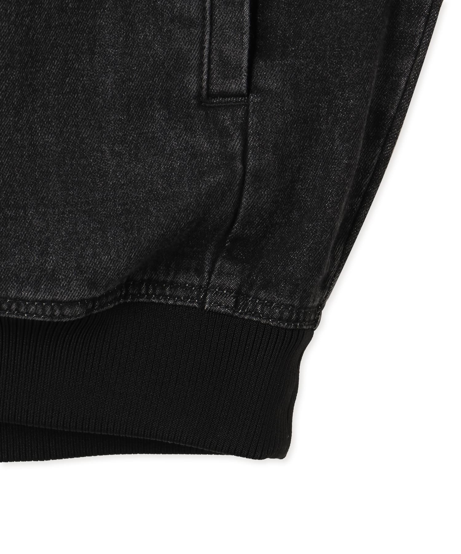 adidas SST ADICOLOR DENIM TRACKTOP トゥルーブラックデニムの画像