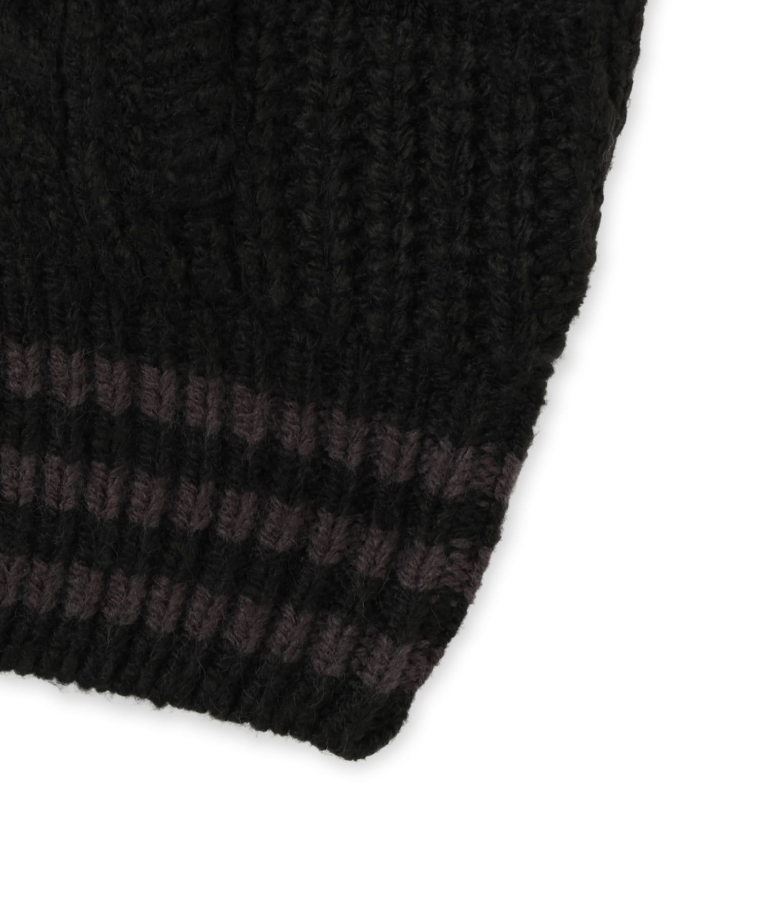 adidas CABLE KNIT FIREBIRD TRACK TOP ブラック/ユーティリティブラックの画像