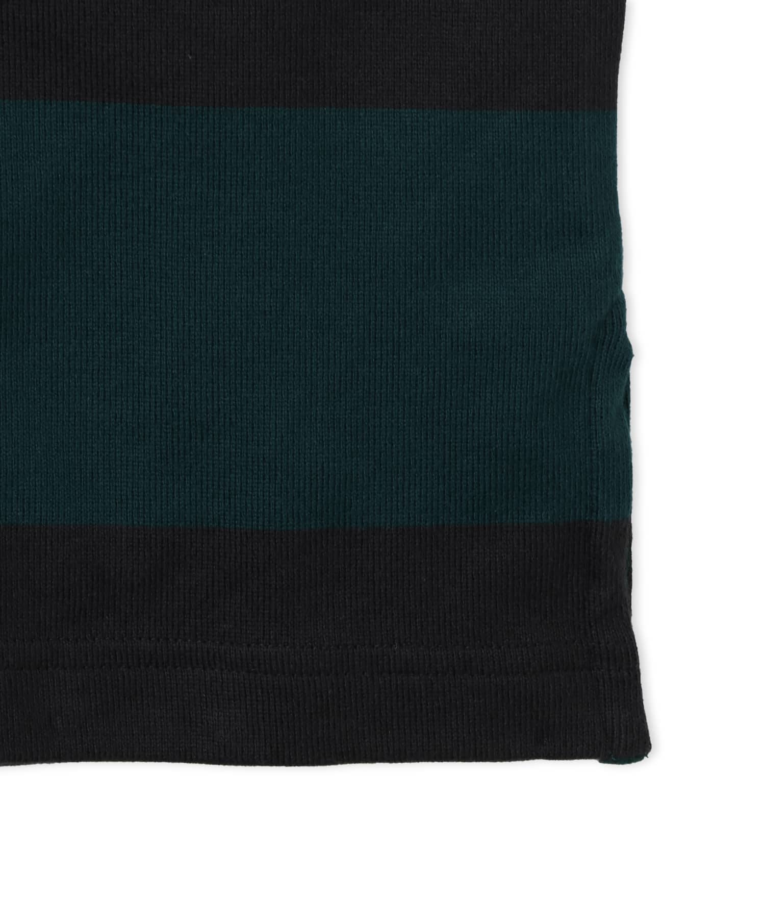 adidas CHAVARRIA LS RUGBY SHIRT ブラック/オーロラアイビーの画像