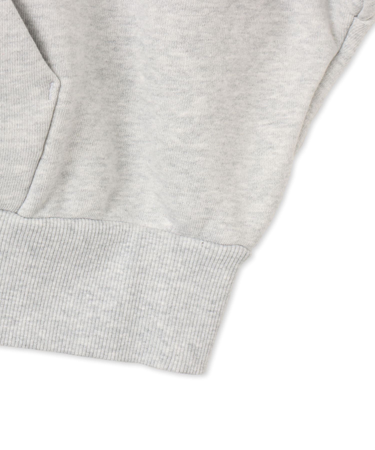 adidas CHAVARRIA FULL ZIP LOGO HOODIE ライトグレーヘザーの画像