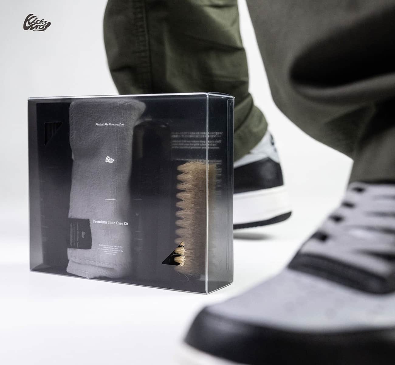 KicksWrap Premium Shoe Care Kit BLACK の画像