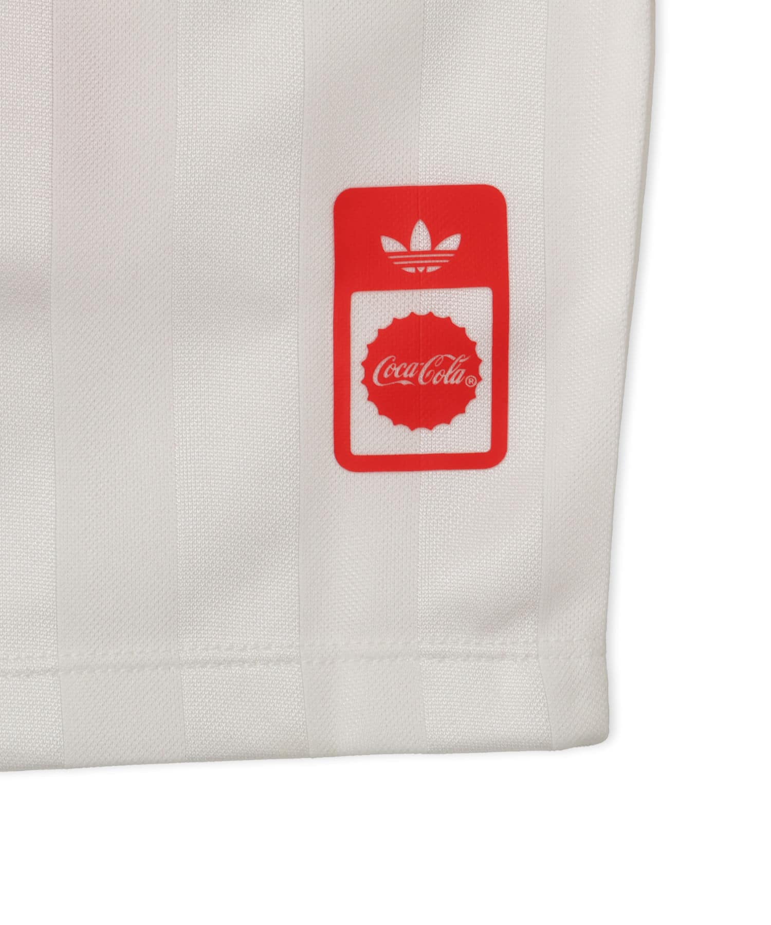 adidas COCA COLA CROPPED JERSEY コアホワイトの画像