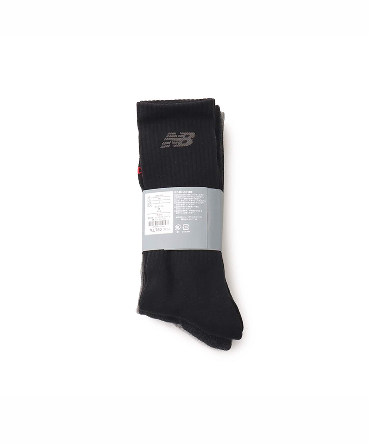 New Balance REGULAR LENGTH 3 PACK SOCKS アソートカラー1の画像