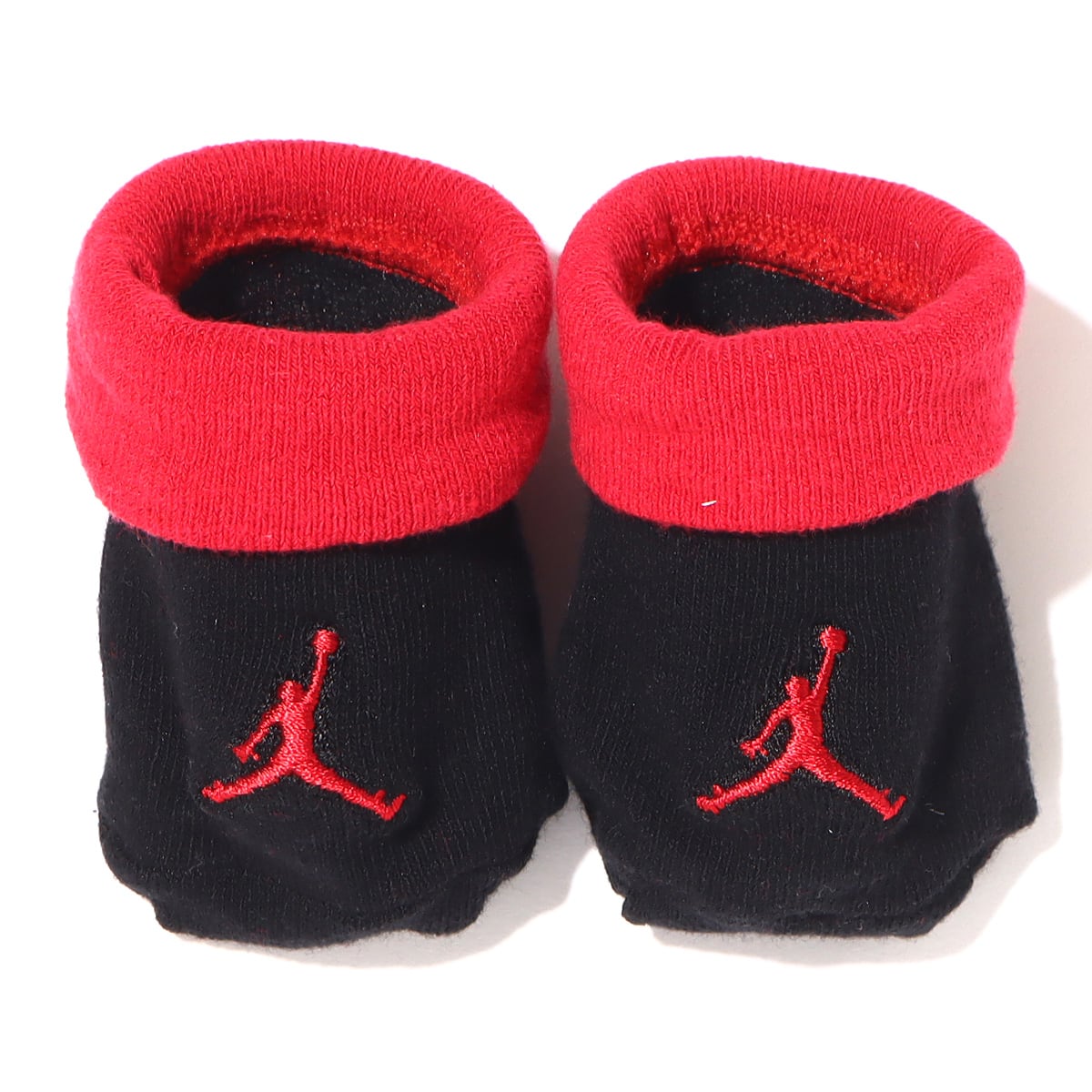 JORDAN JUMPMAN 3-PIECE SET HAT/BODYSUIT/BOOTIE BLACK/GYM RED 22HO-Iの画像
