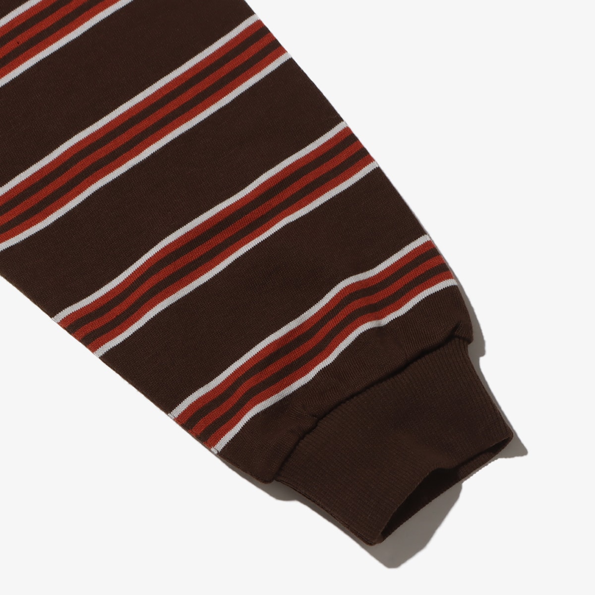 atmos Border LS T-shirts BROWNの画像