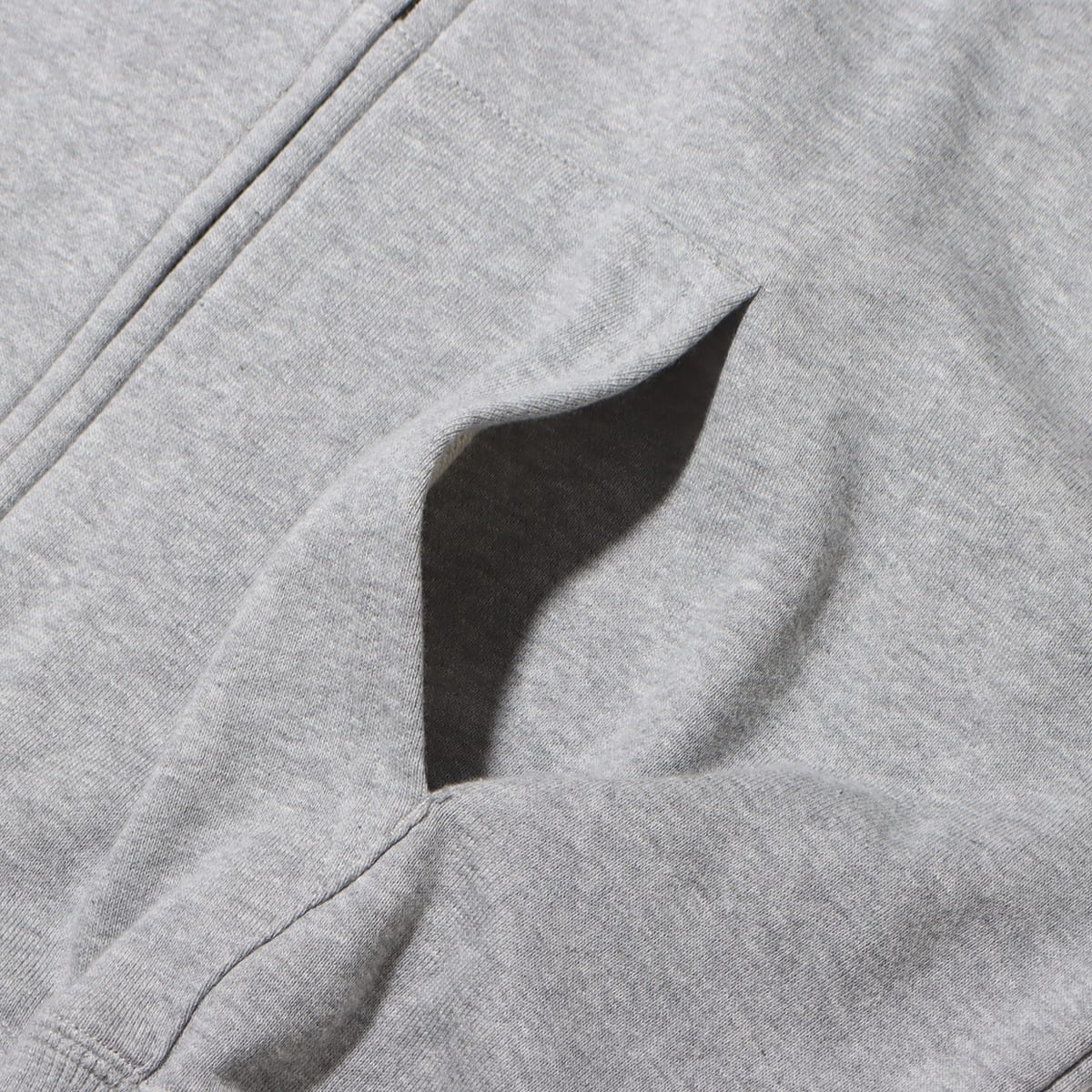 atmos small Logo Zip Up Hooded Sweatshirt GRAYの画像