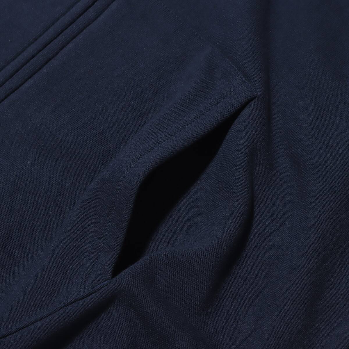 atmos small Logo Zip Up Hooded Sweatshirt NAVYの画像