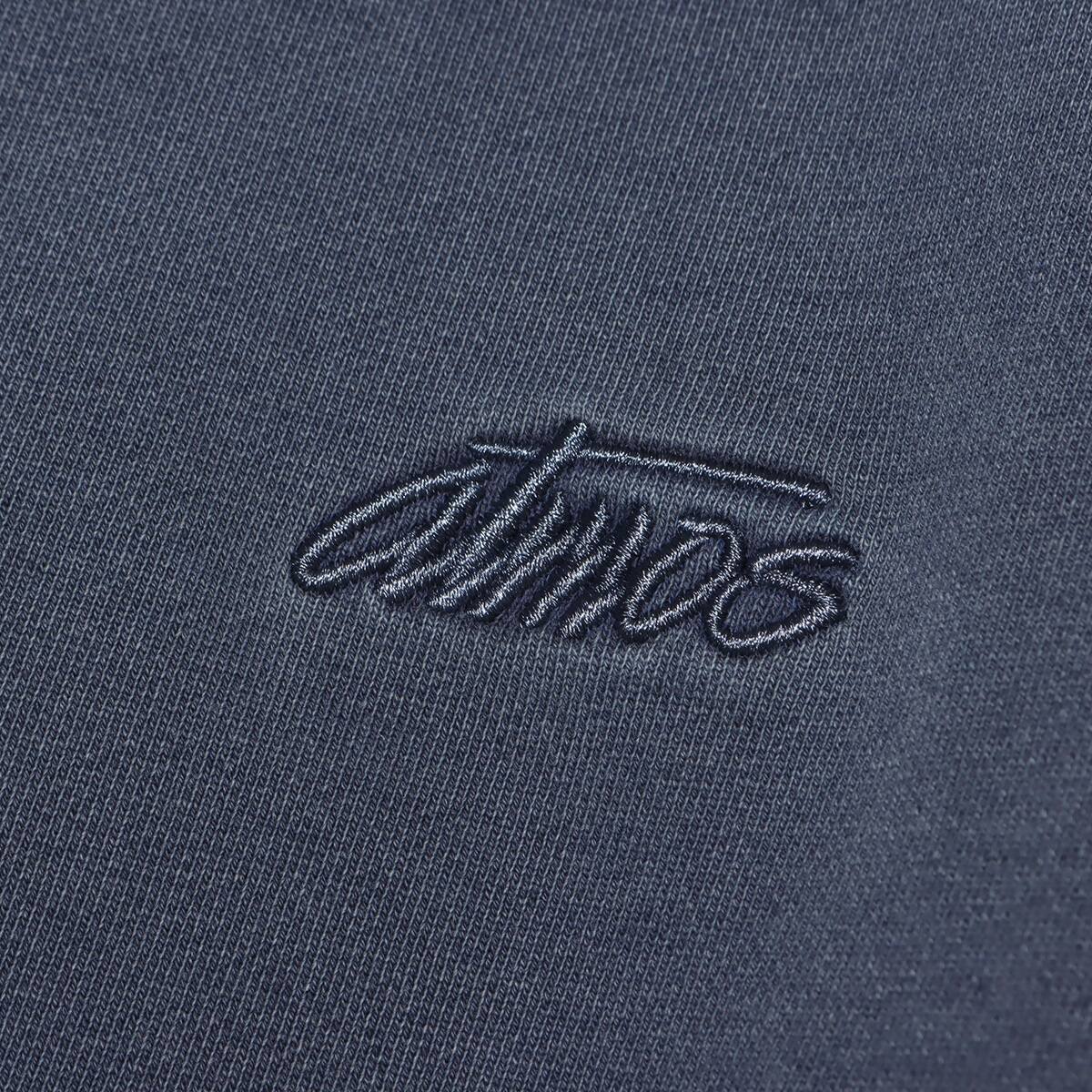 atmos Pigment Dyed Half Zip Sweatshirt NAVYの画像