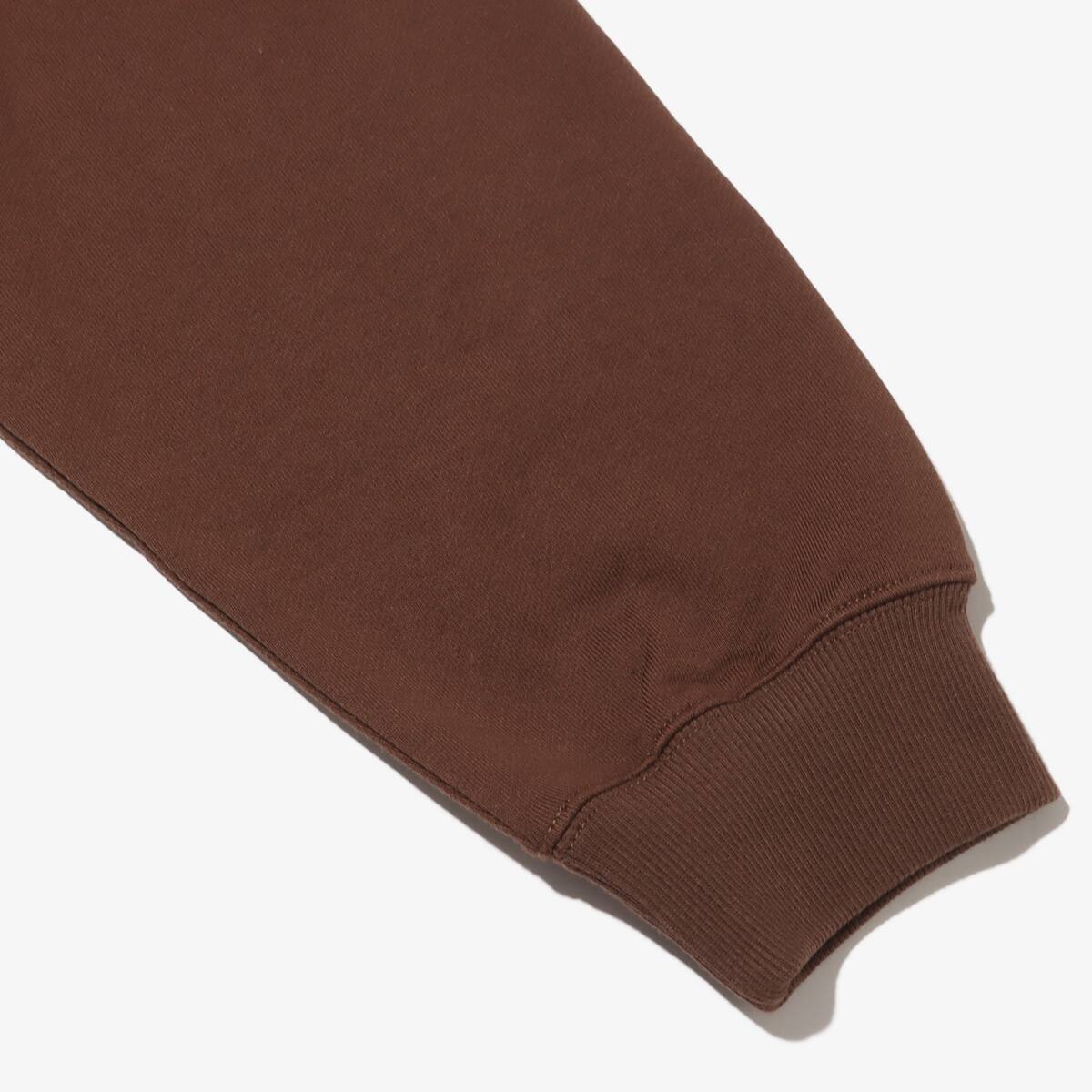 atmos Embroidery Classic Logo Hooded Sweatshirt BROWNの画像