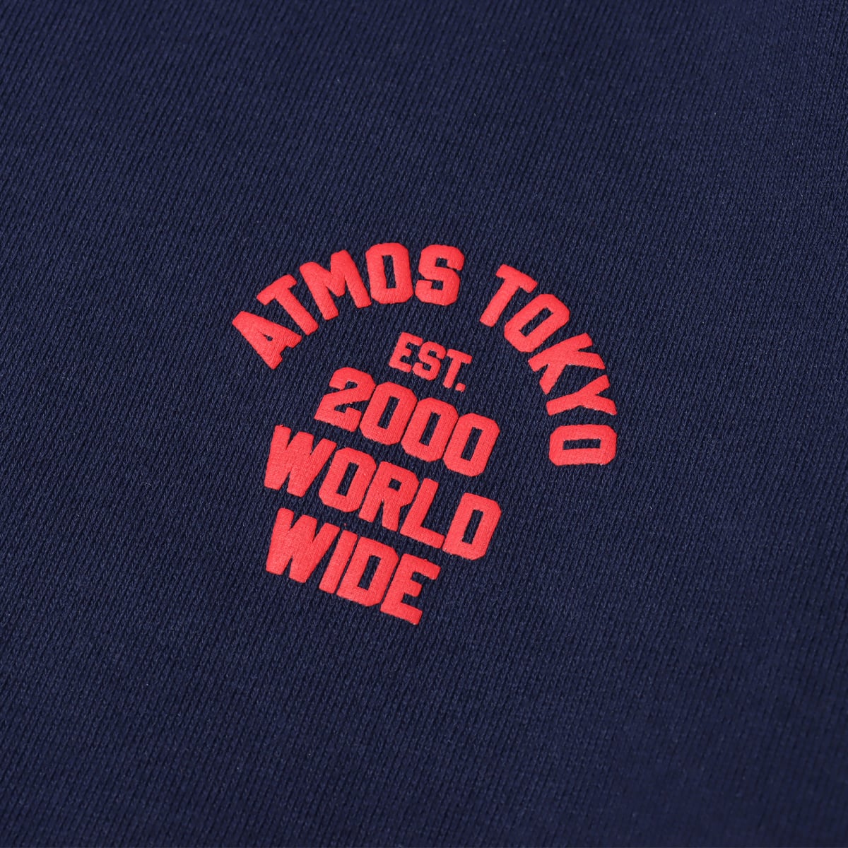 atmos Ringer Sweatshirt NAVYの画像