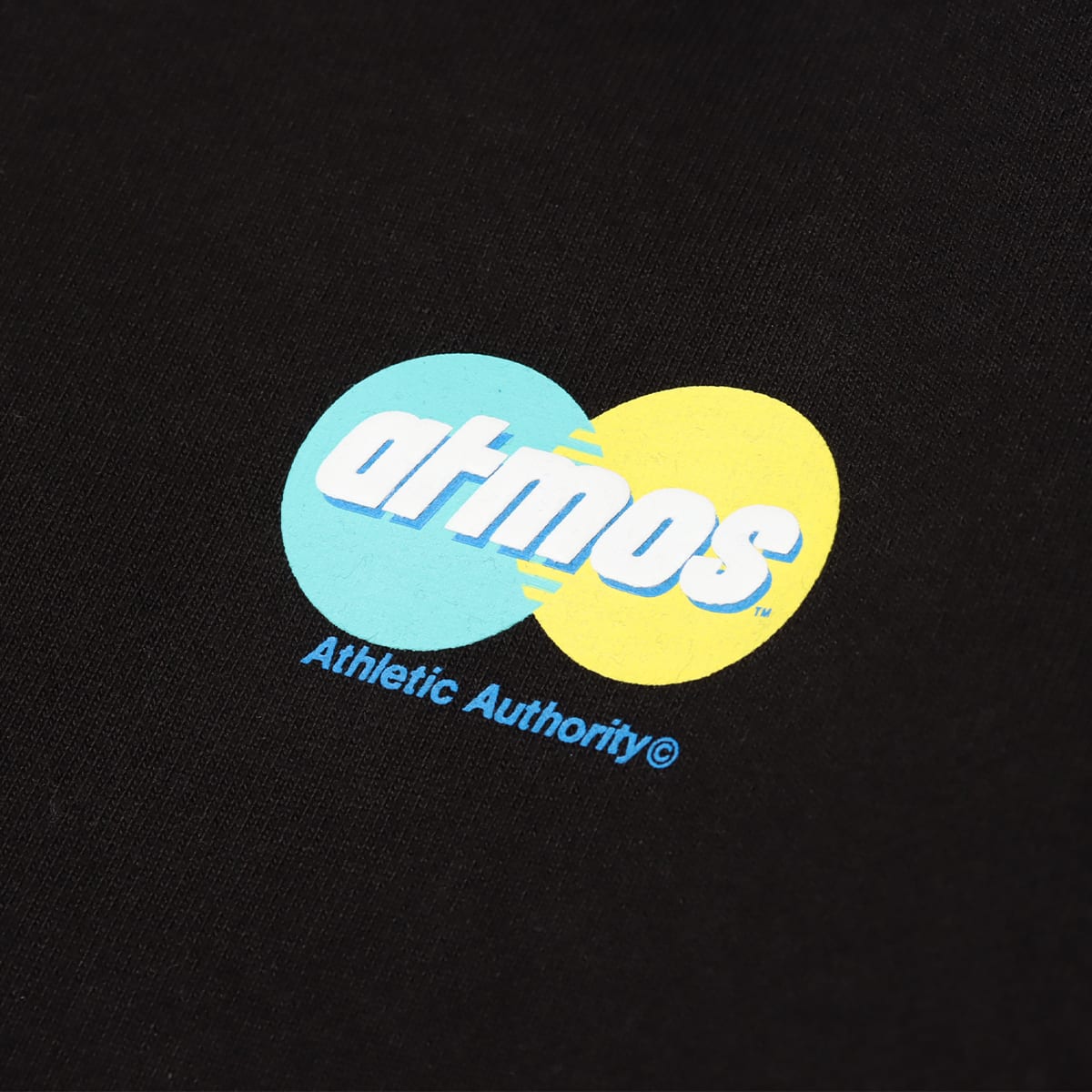 atmos Circle Logo Crewneck Sweatshirt BLACKの画像