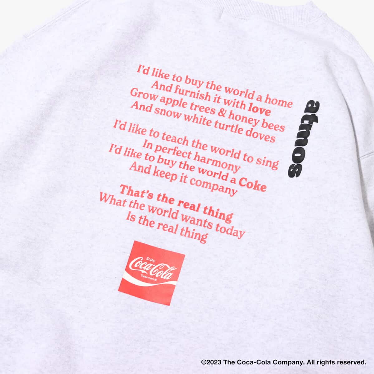 Coca Cola | atmos Crew Neck Sweatshirts GRAYの画像
