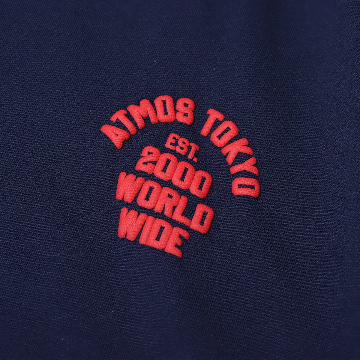 atmos Ringer T-shirt NAVYの画像