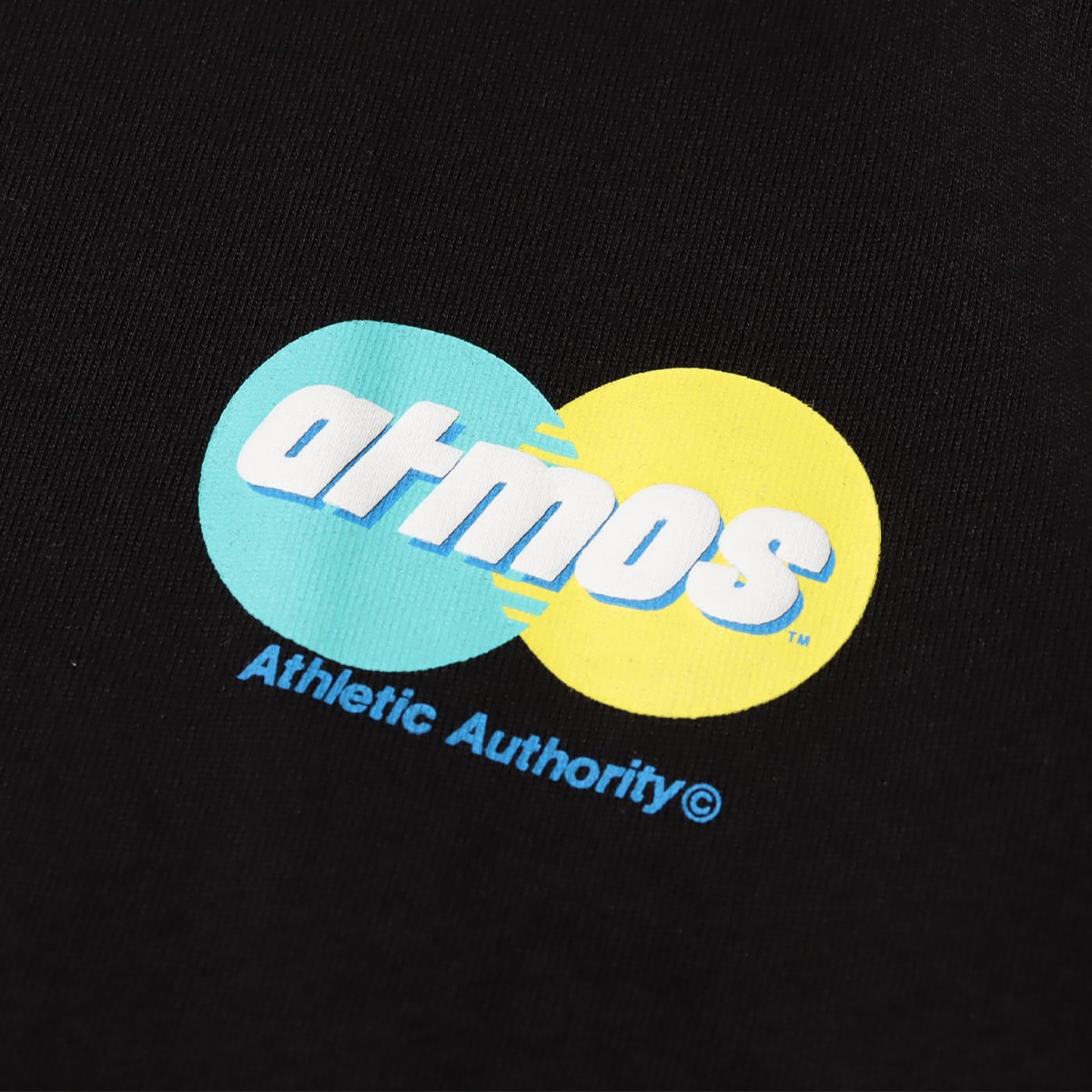 atmos Circle Logo T-shirt BLACKの画像