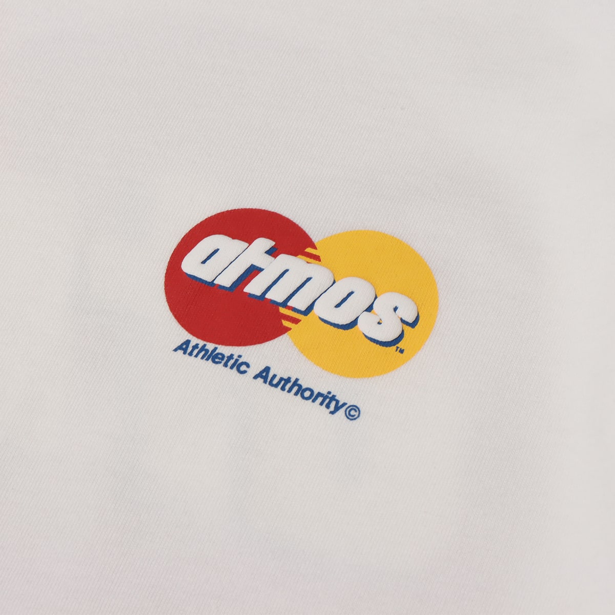 atmos Circle Logo T-shirt WHITEの画像