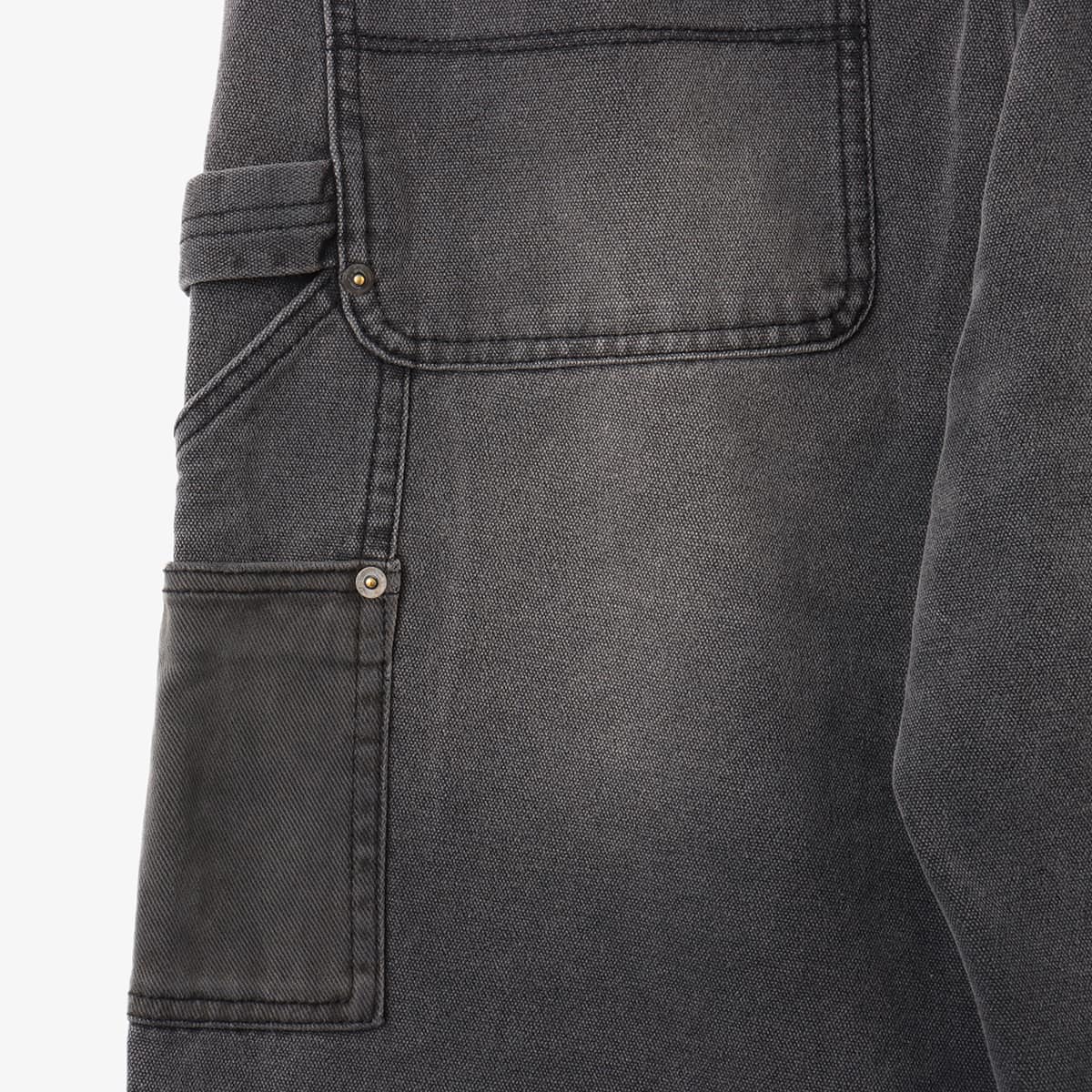 atmos Heavy Duck Double Knee Work Pants BLACKの画像