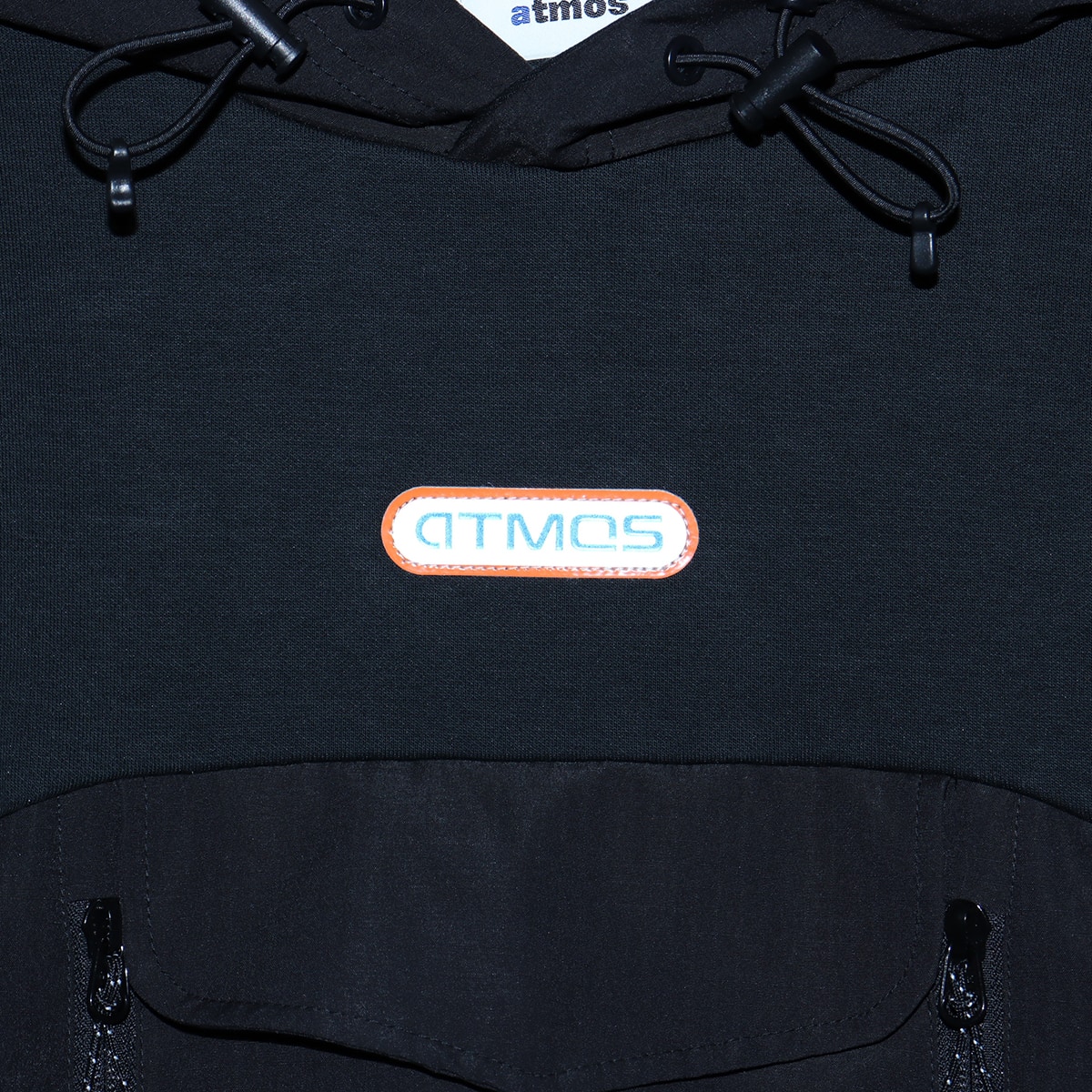 atmos TECHNICAL Hooded Sweatshirt BLACKの画像