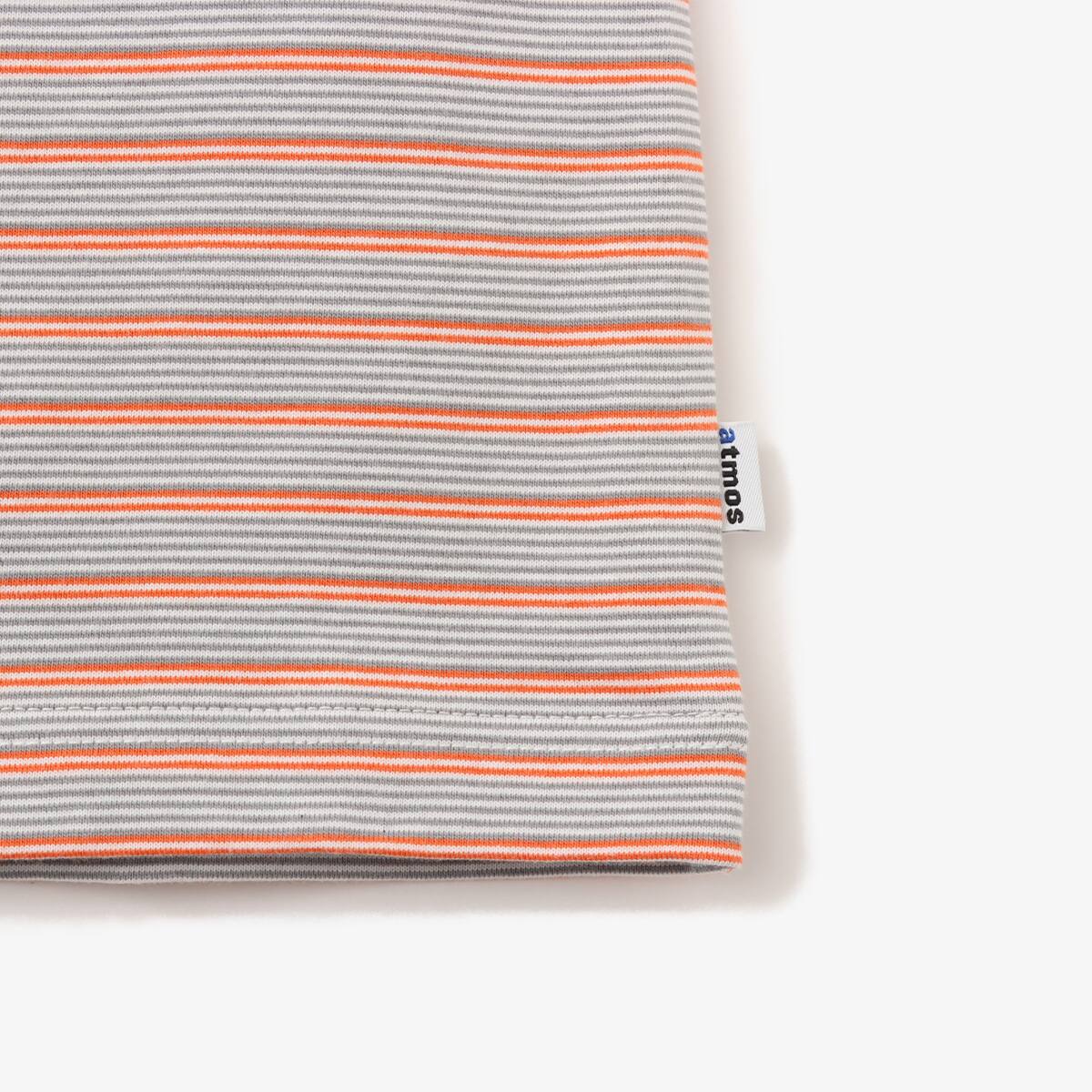 atmos Border Long T-shirt ORANGE(アトモス ボーダー ロングT atmos Border Long T-shirt ORANGE(アトモス ボーダー ロングT