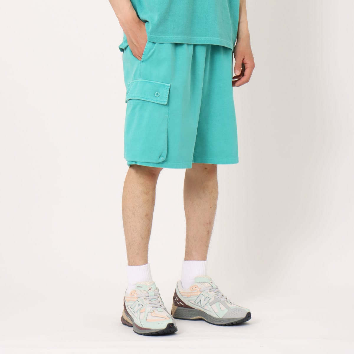 atmos Pigment Cargo Short Pants TURQUOISE の画像