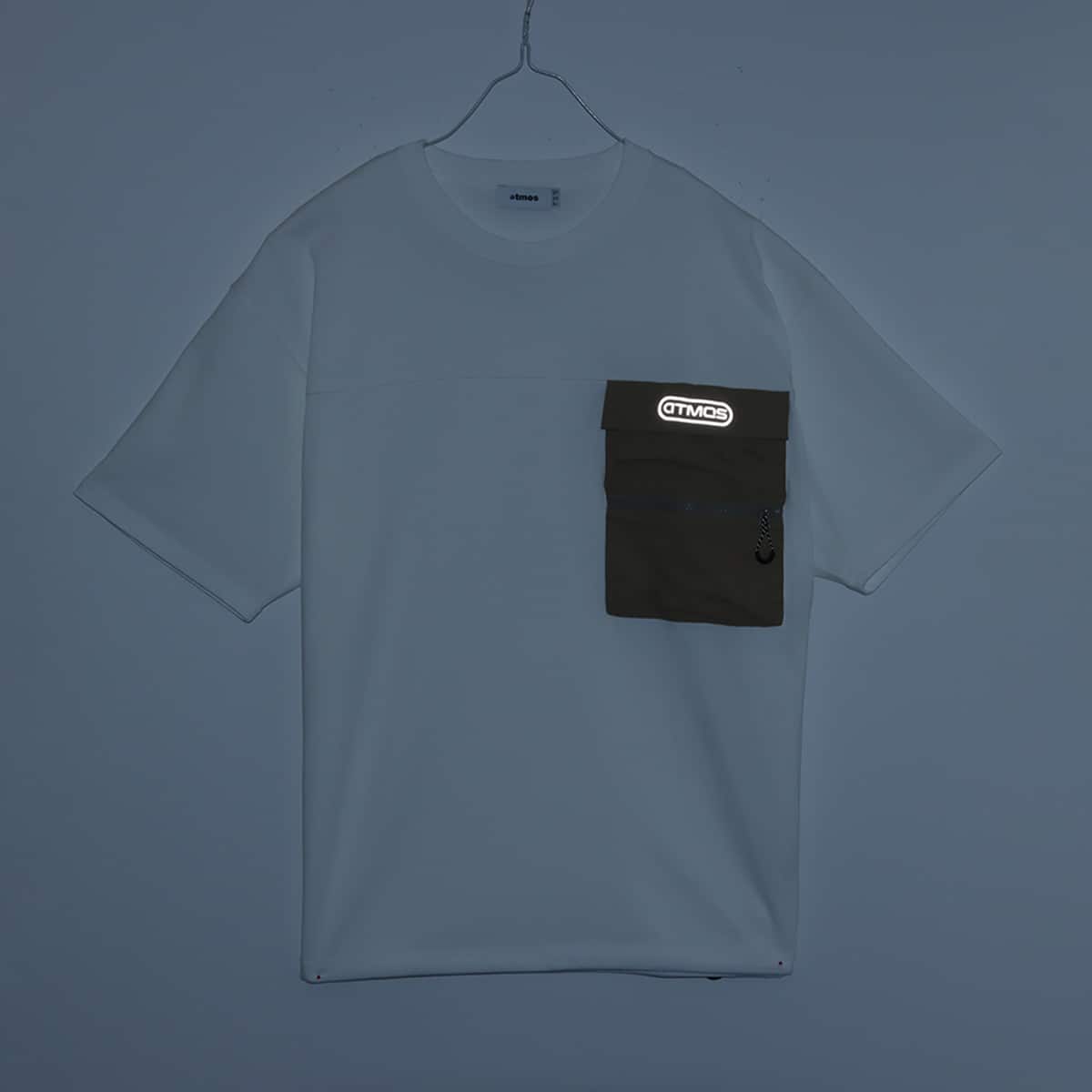 atmos Fishing T-shirt WHITE x BEIGE の画像