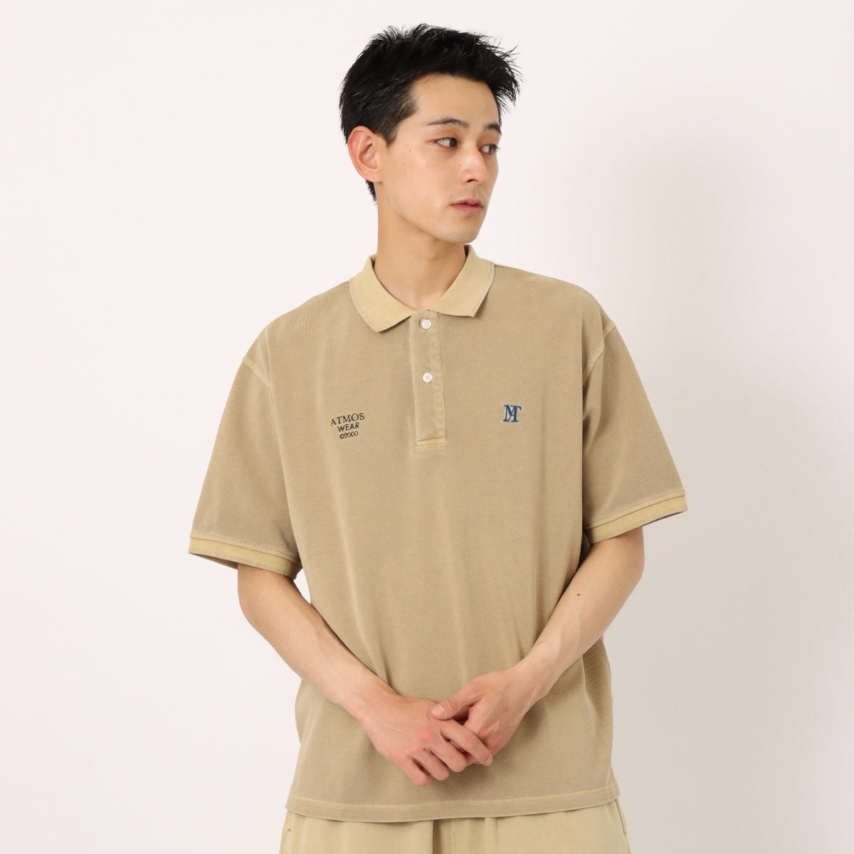 atmos Pigment Polo Shirt BEIGE |atmos（アトモス） 公式オンラインストア