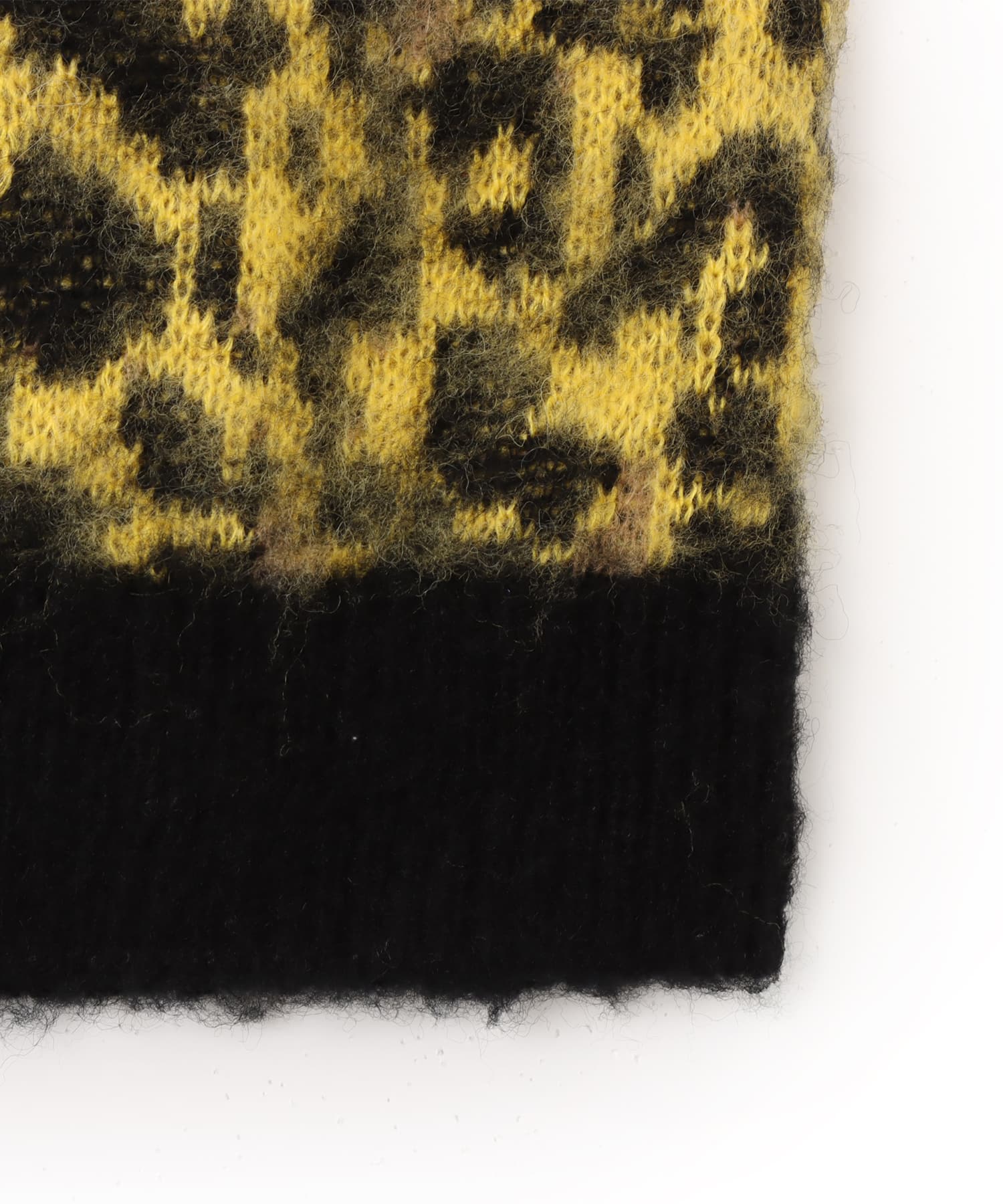 atmos Mohair Cardigan BEIGE LEOPARDの画像