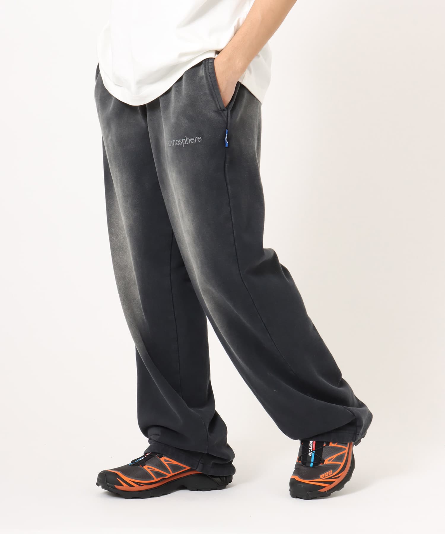 atmos Fade Color Sweat Pants BLACKの画像